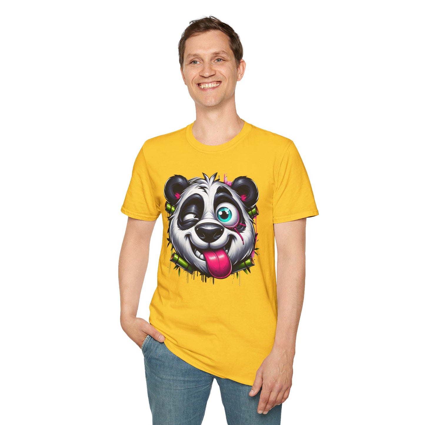 Animals Tees, Funny Animals Shirt, T Shirts with Funny Animals, T-Shirt with Panda, Panda Tees