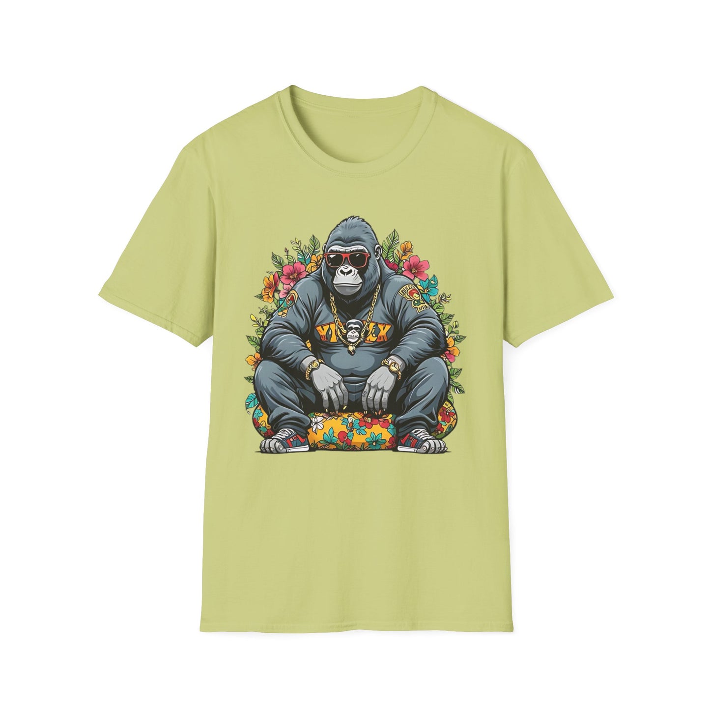 Animals Tees, Funny Animals Shirt, T Shirts with Funny Animals, T-Shirt with Gorilla, Monkey Tees