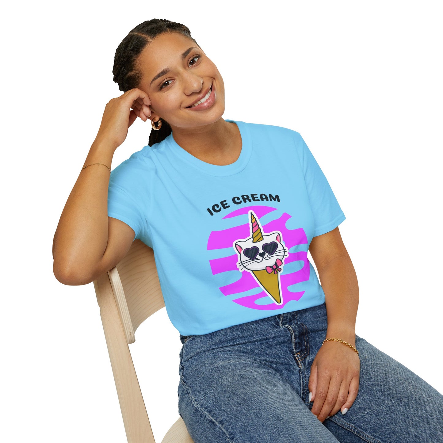 Food Tees, Funny Food T Shirts, Funny T Shirts, Shirt with Food, Junk Food Tees, Shirt with Ice Cream, Ice Cream T-Shirt