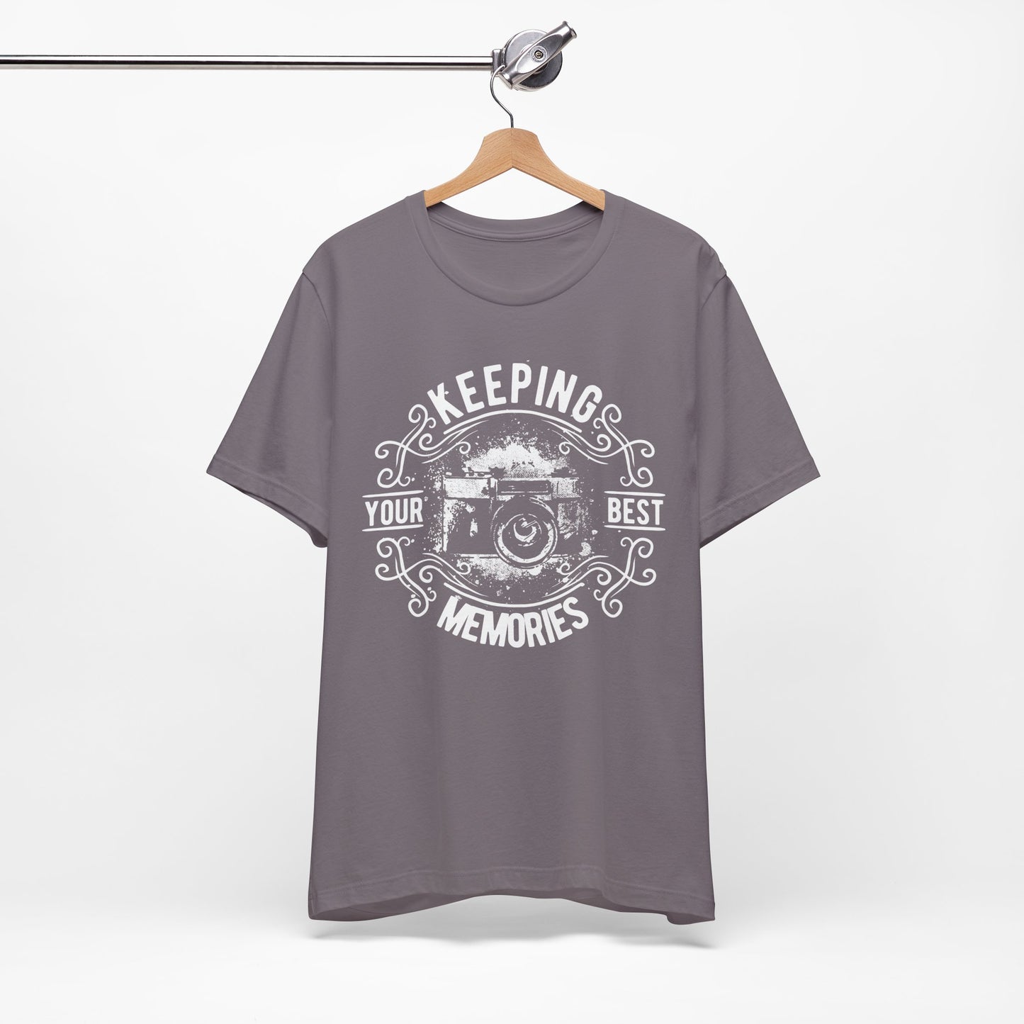 Keeping Your Best Memories T-Shirt Vintage Camera Graphic T-Shirt A-5