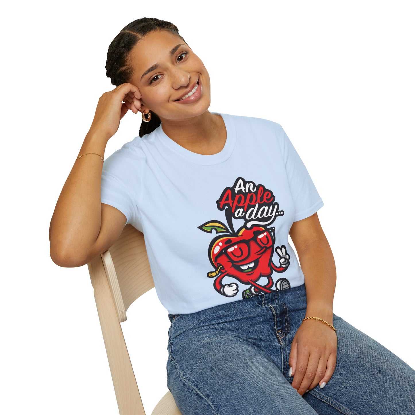 Cartoon T Shirt Animation Tee Funny Tee Unisex Softstyle Cotton Shirt Gildan Softstyle 64000