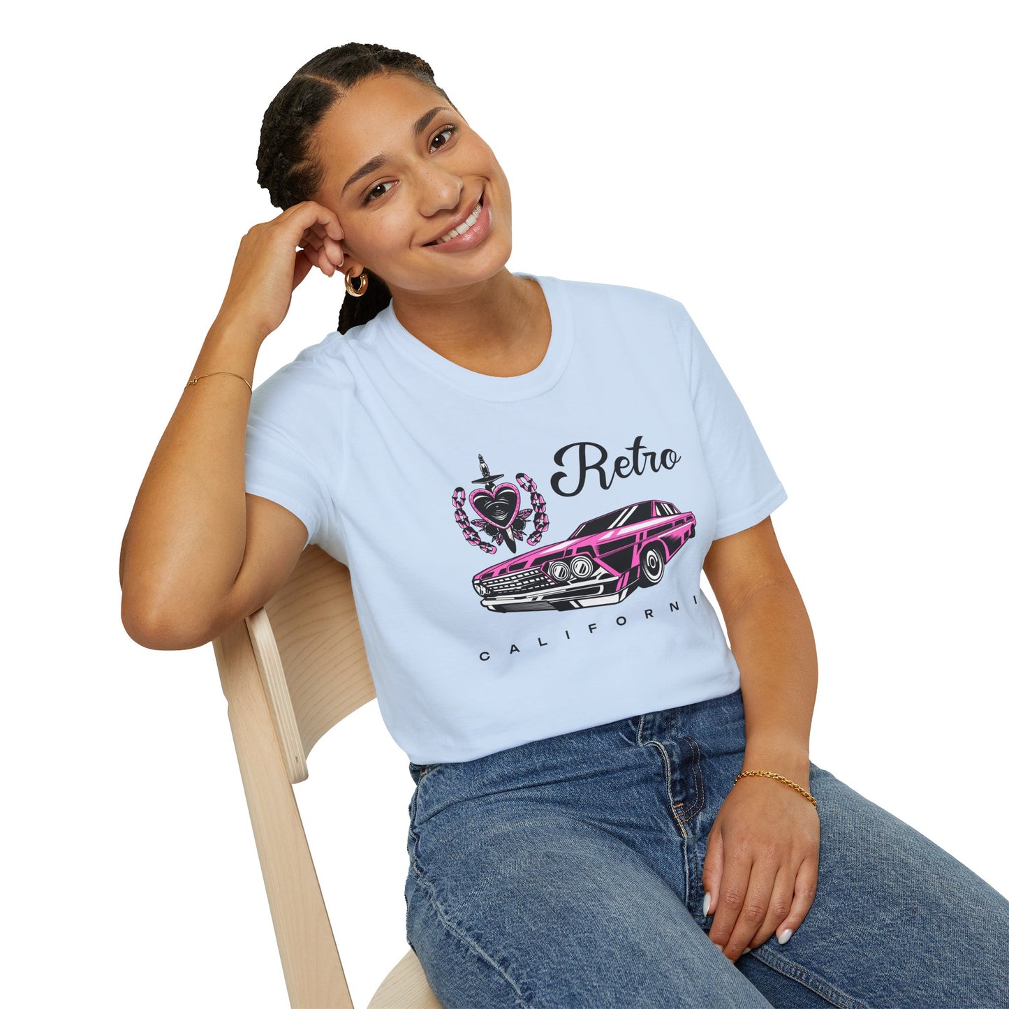 Retro T Shirt, Retro Design Shirt, Retro Art Tee Shirt, T-shirt with Retro Style