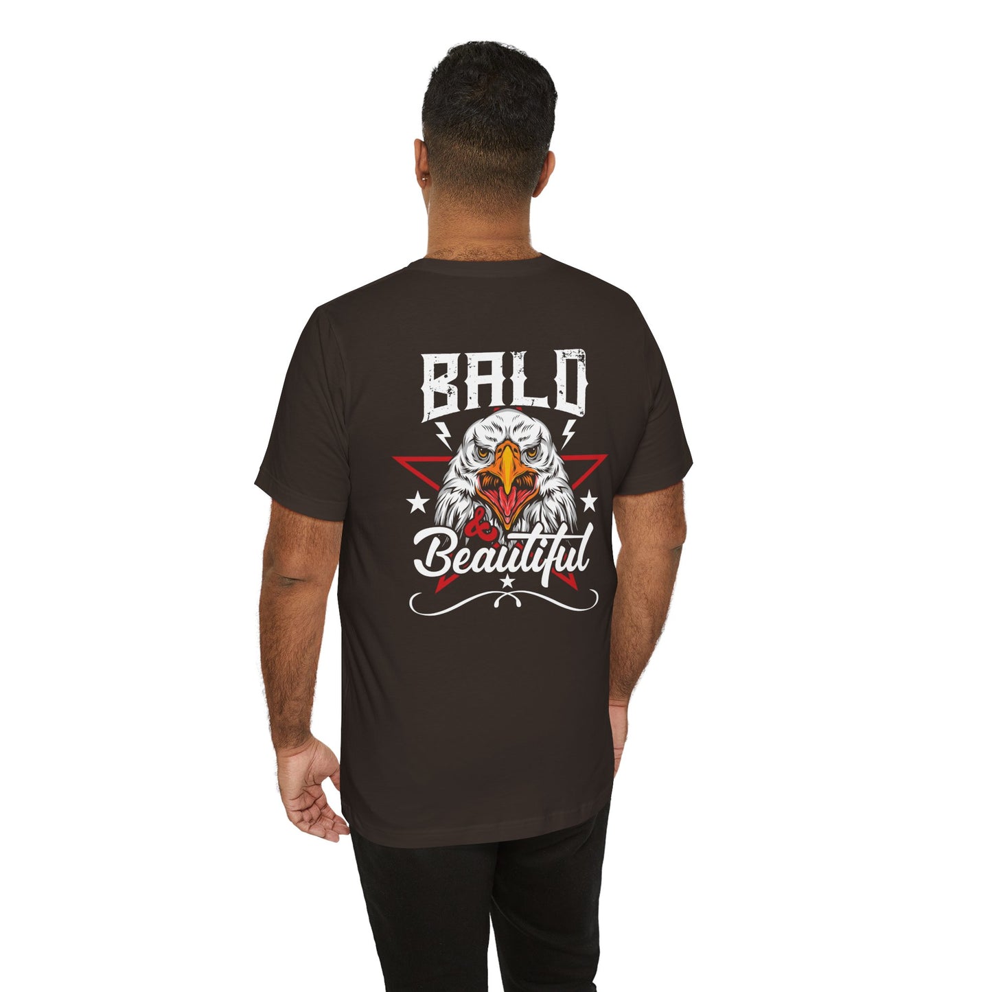 Bald Eagle Graphic Illustration Unisex Cotton Tee a3
