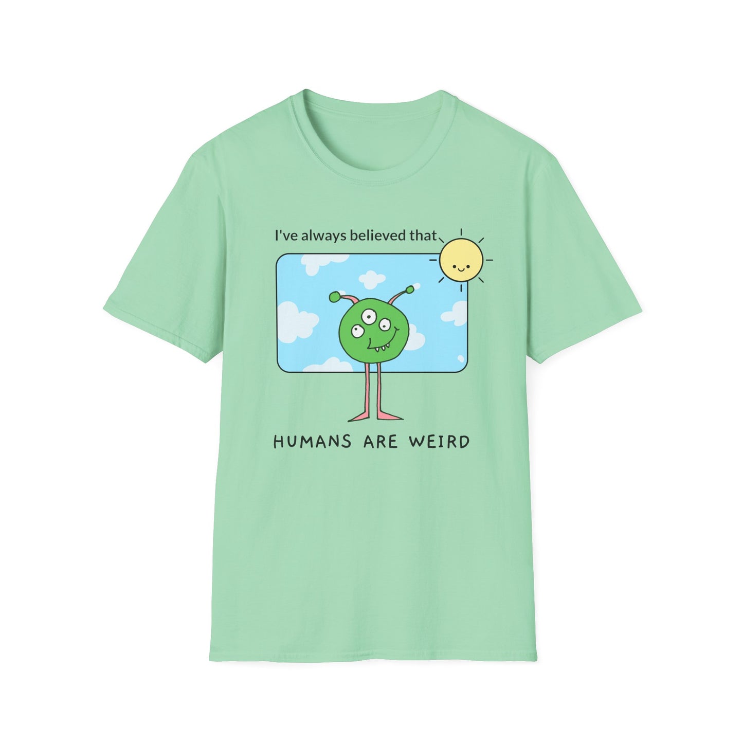 Funny T Shirts, UFO Tees, Funny Aliens Shirt - 26