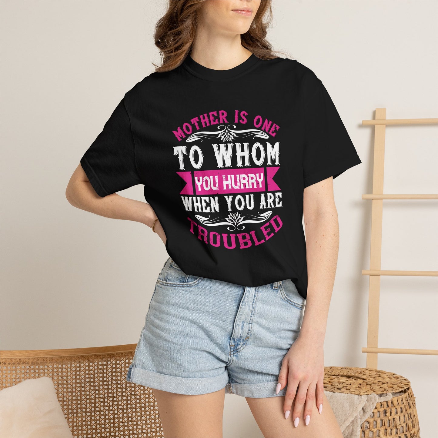 Mom T-shirt Mother Day Mama Tee Unisex Comfort Colors Garment-Dyed Cotton h82