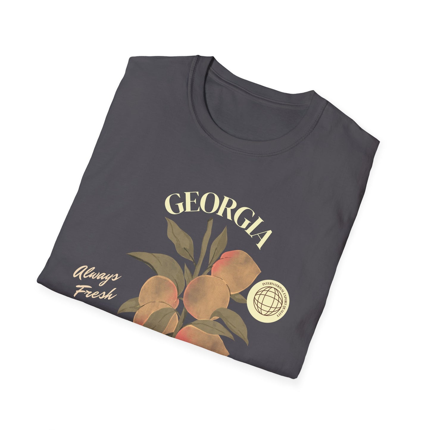 Food Tees, Funny Food T Shirts, Funny T Shirts, Shirt with Fruits, Shirt with Peach