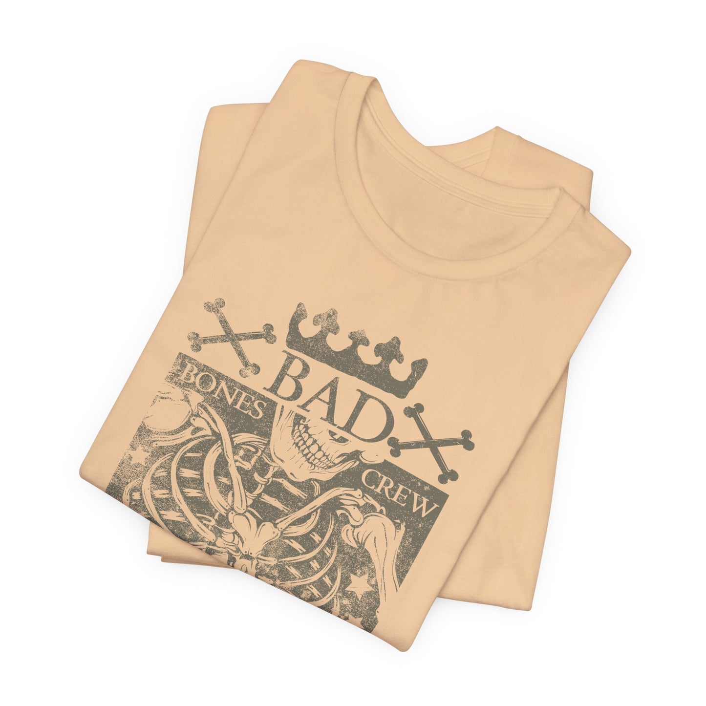 Skeleton Ribcage Tee Bones Crew Graphic Shirt A-10
