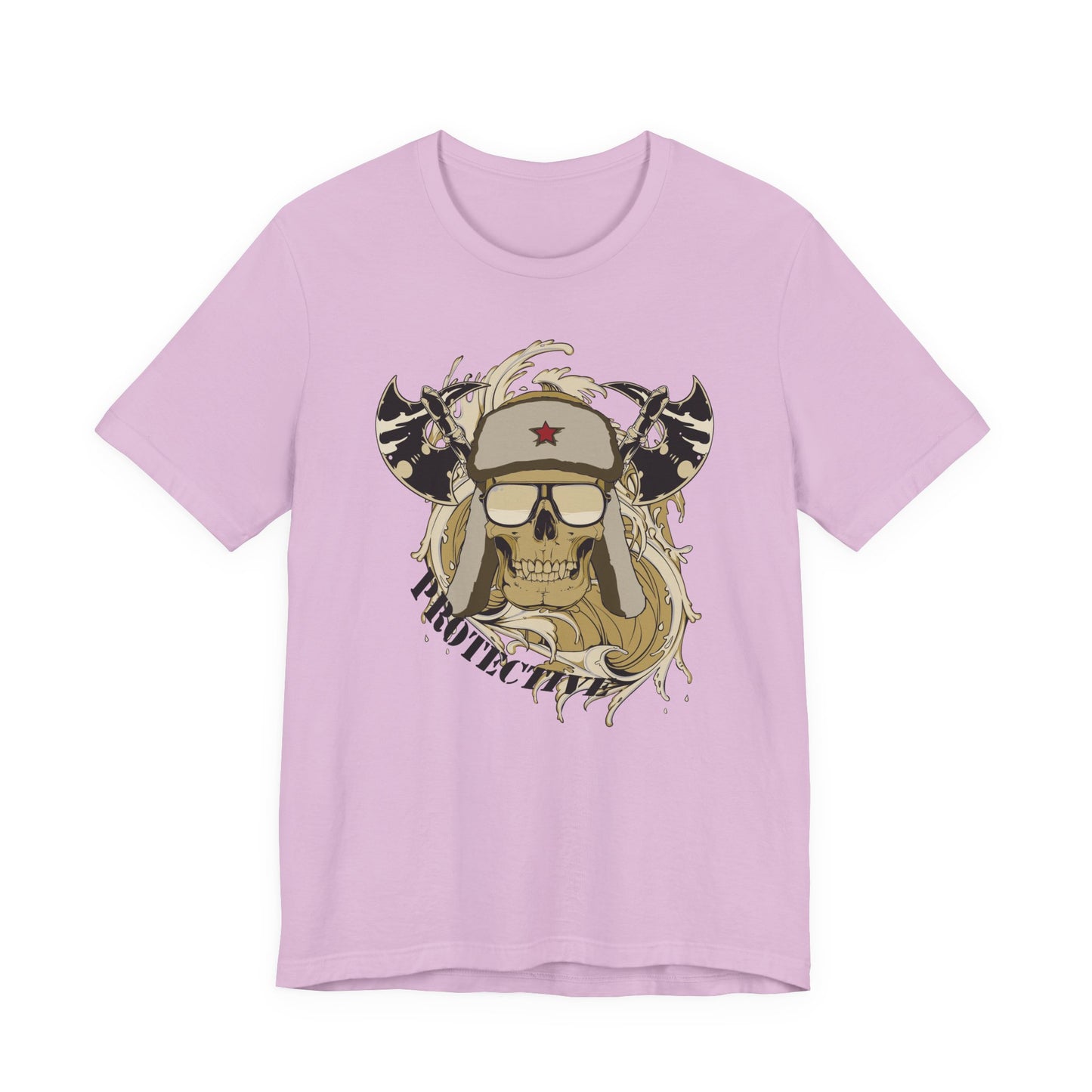 Viking Skull Graphic with Horned Helmet T-Shirt Captain Design Tee Art-41