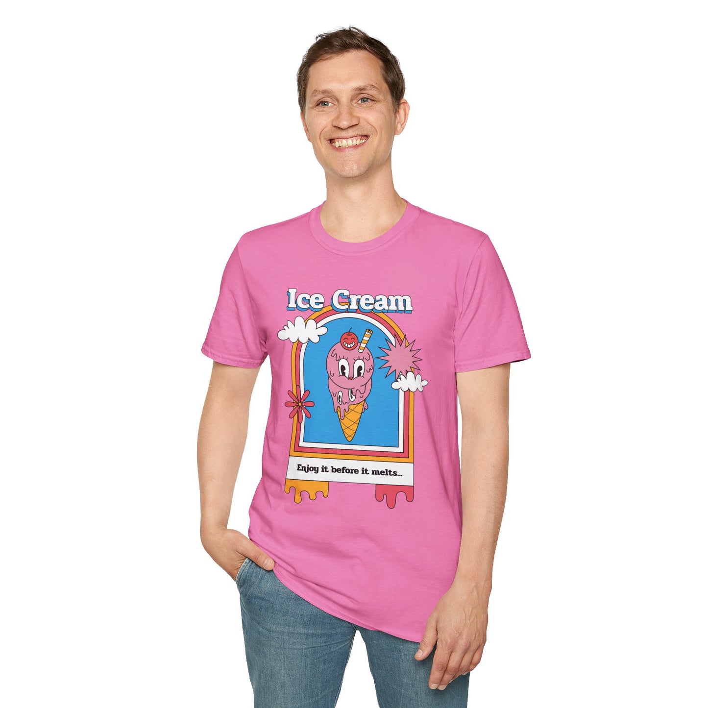 Food Tees, Funny Food T Shirts, Funny T Shirts, Shirt with Food, Junk Food Tees, Shirt with Ice Cream, Ice Cream T-Shirt