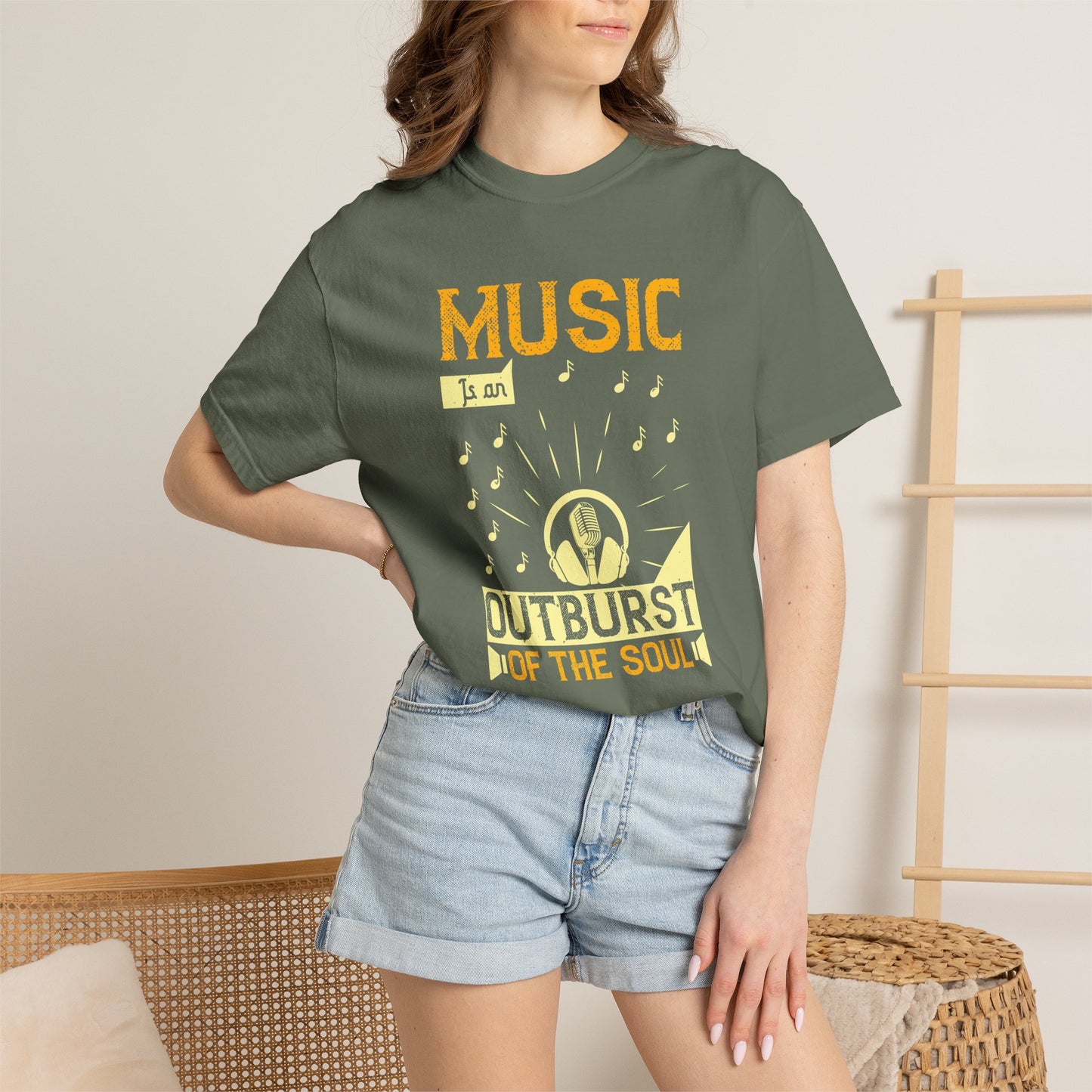 Music Graphic Design Unisex Cotton T-shirt m27