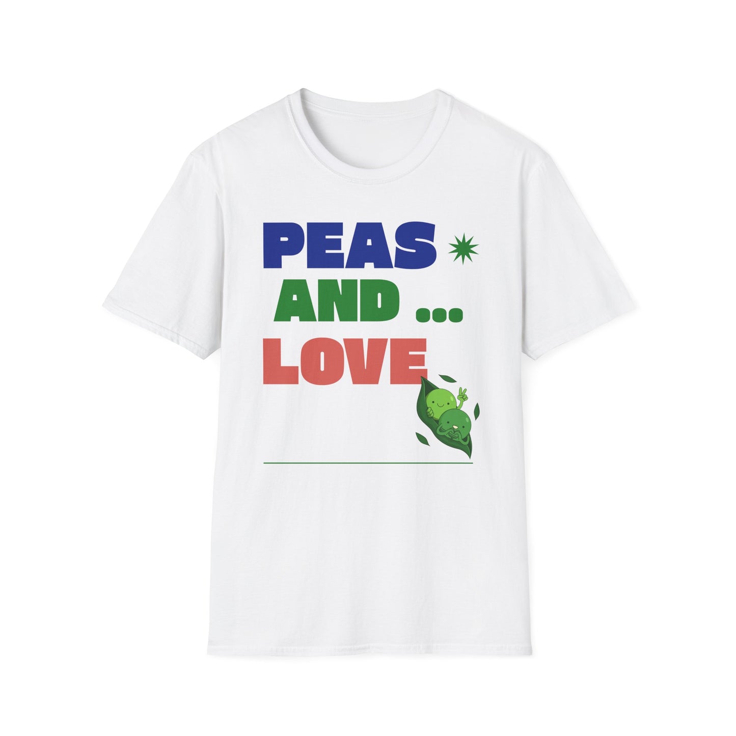 Food Tees, Funny Food T Shirts, Funny T Shirts, Shirt with Vegetables, Shirt with Peas