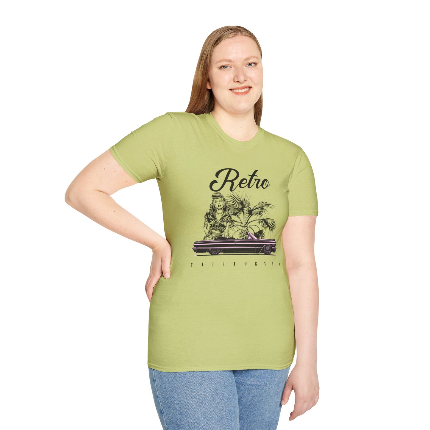 Retro T Shirt, Retro Design Shirt, Retro Art Tee Shirt, T-shirt with Retro Style