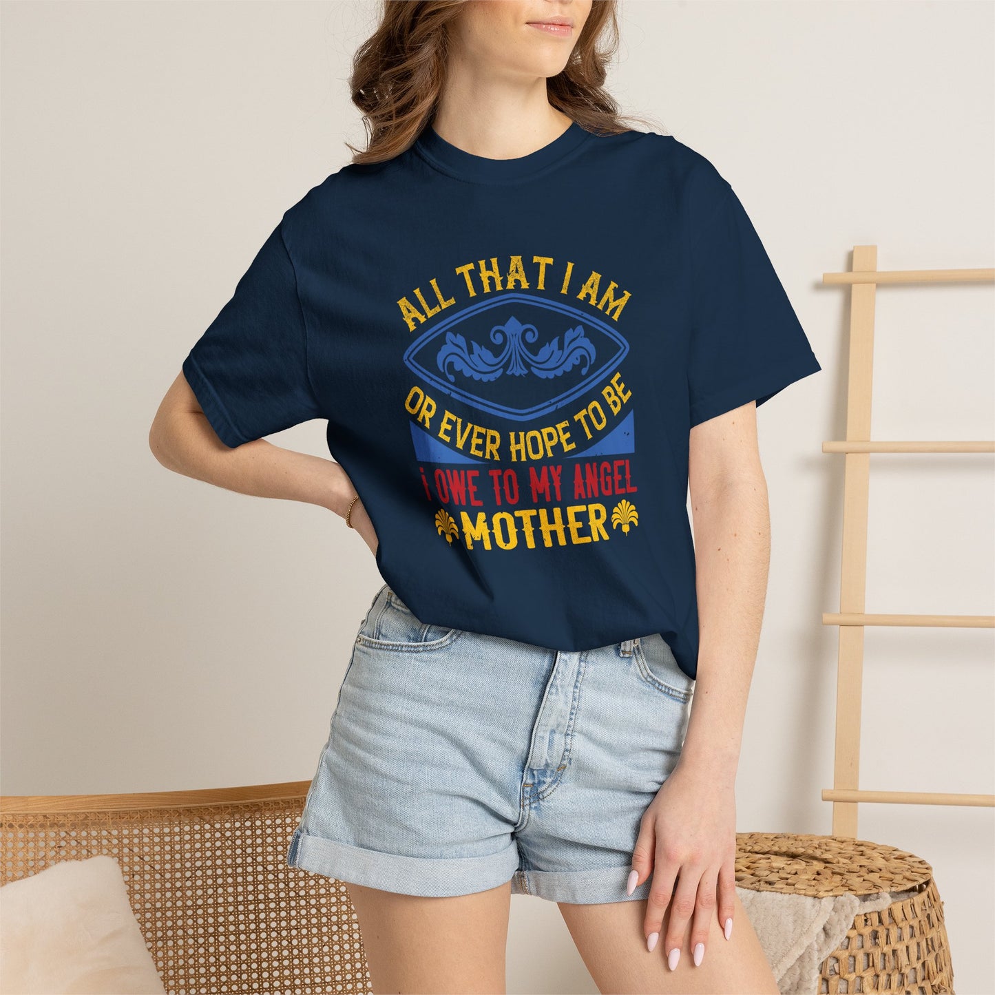 Mom T-shirt Mother Day Mama Tee Unisex Comfort Colors Garment-Dyed Cotton h61