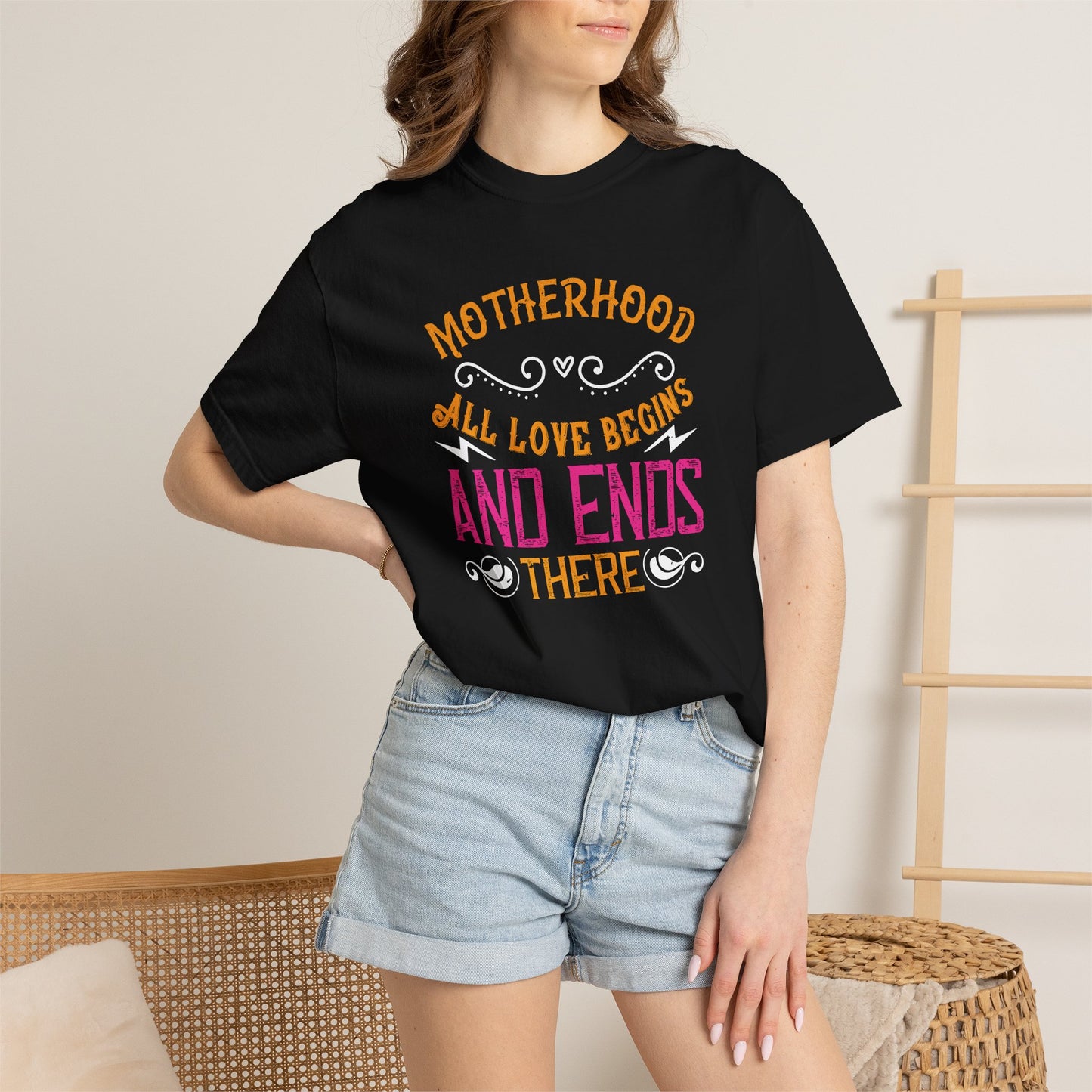 Mom T-shirt Mother Day Mama Tee Unisex Comfort Colors Garment-Dyed Cotton h85