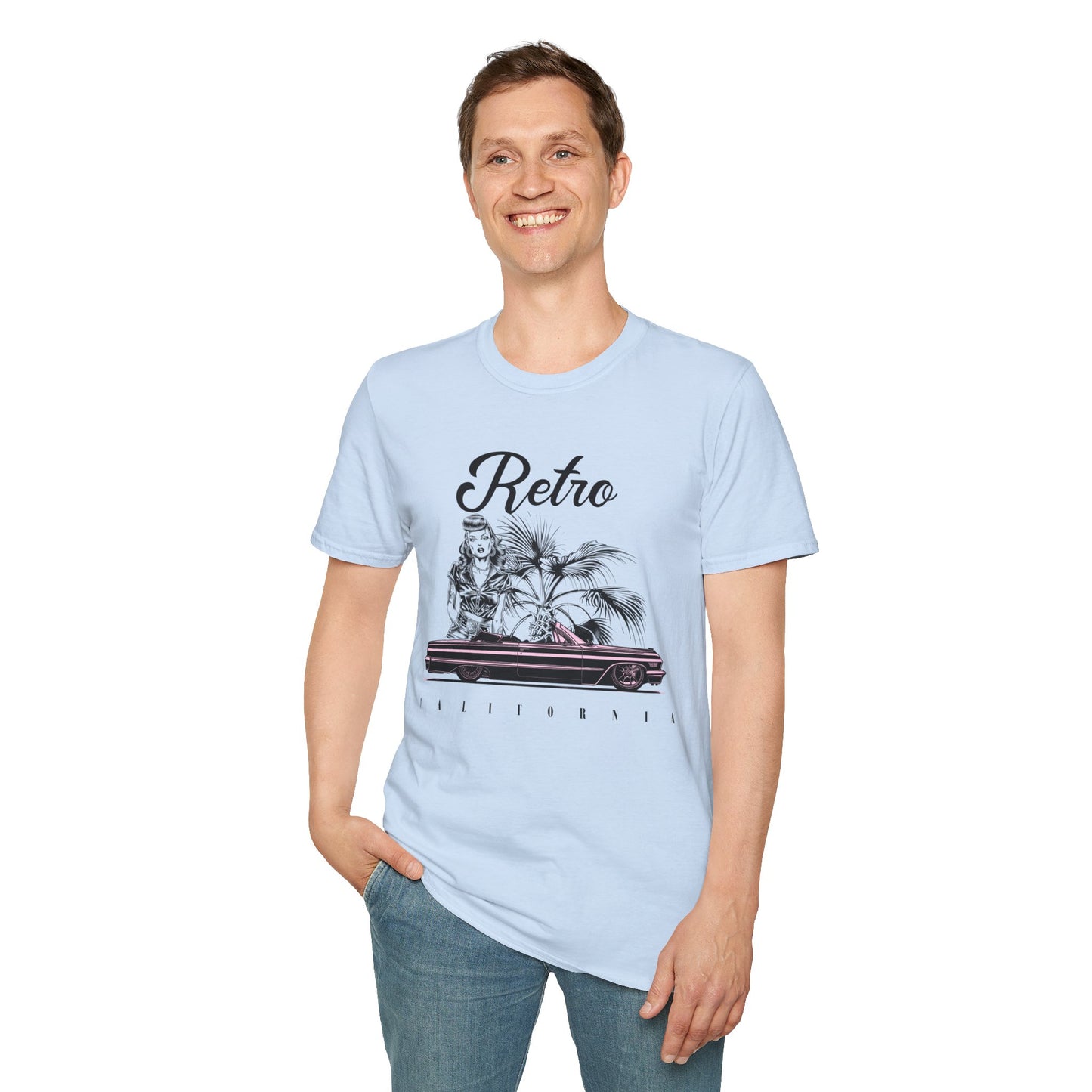Retro T Shirt, Retro Design Shirt, Retro Art Tee Shirt, T-shirt with Retro Style