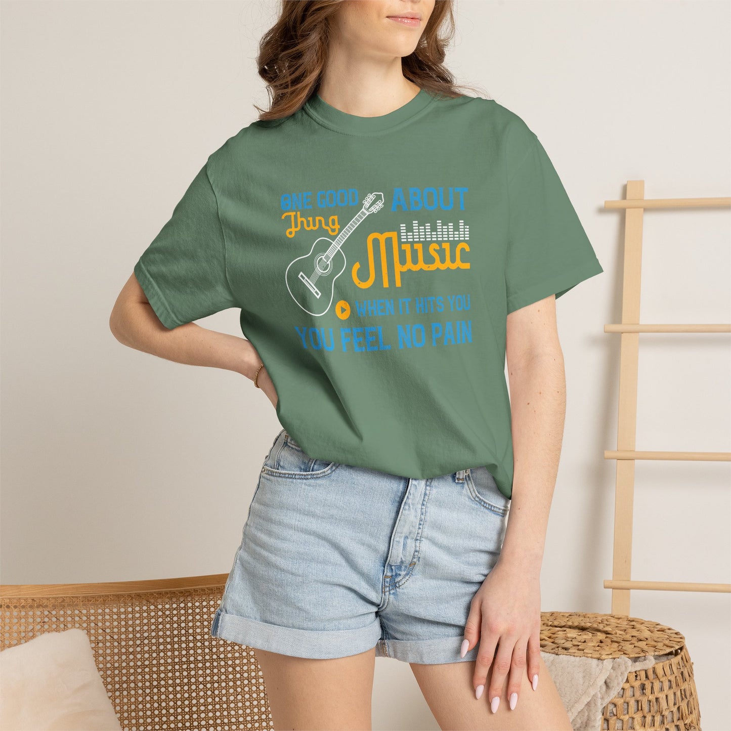 Music Graphic Design Unisex Cotton T-shirt m40