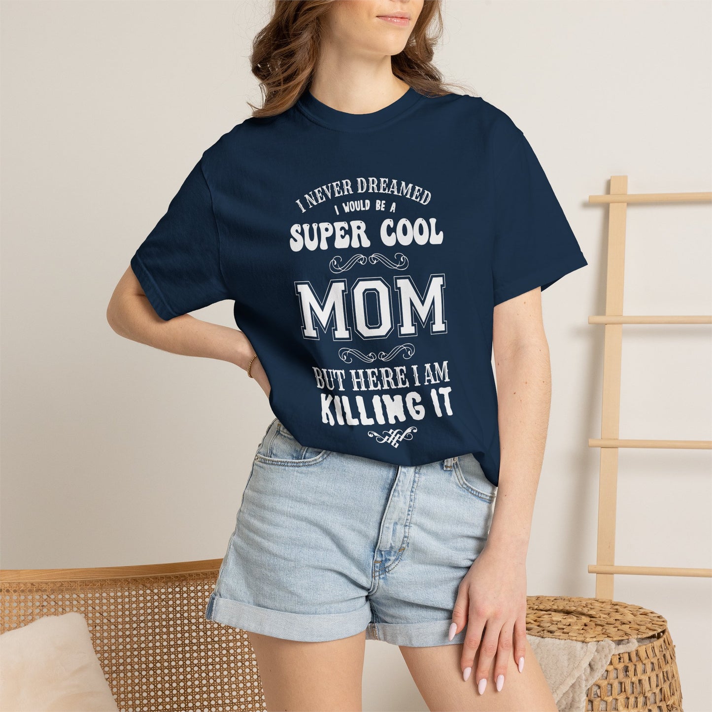 Mom T-shirt Mother's Day Mama Tee Unisex Comfort Colors Garment-Dyed Cotton h36