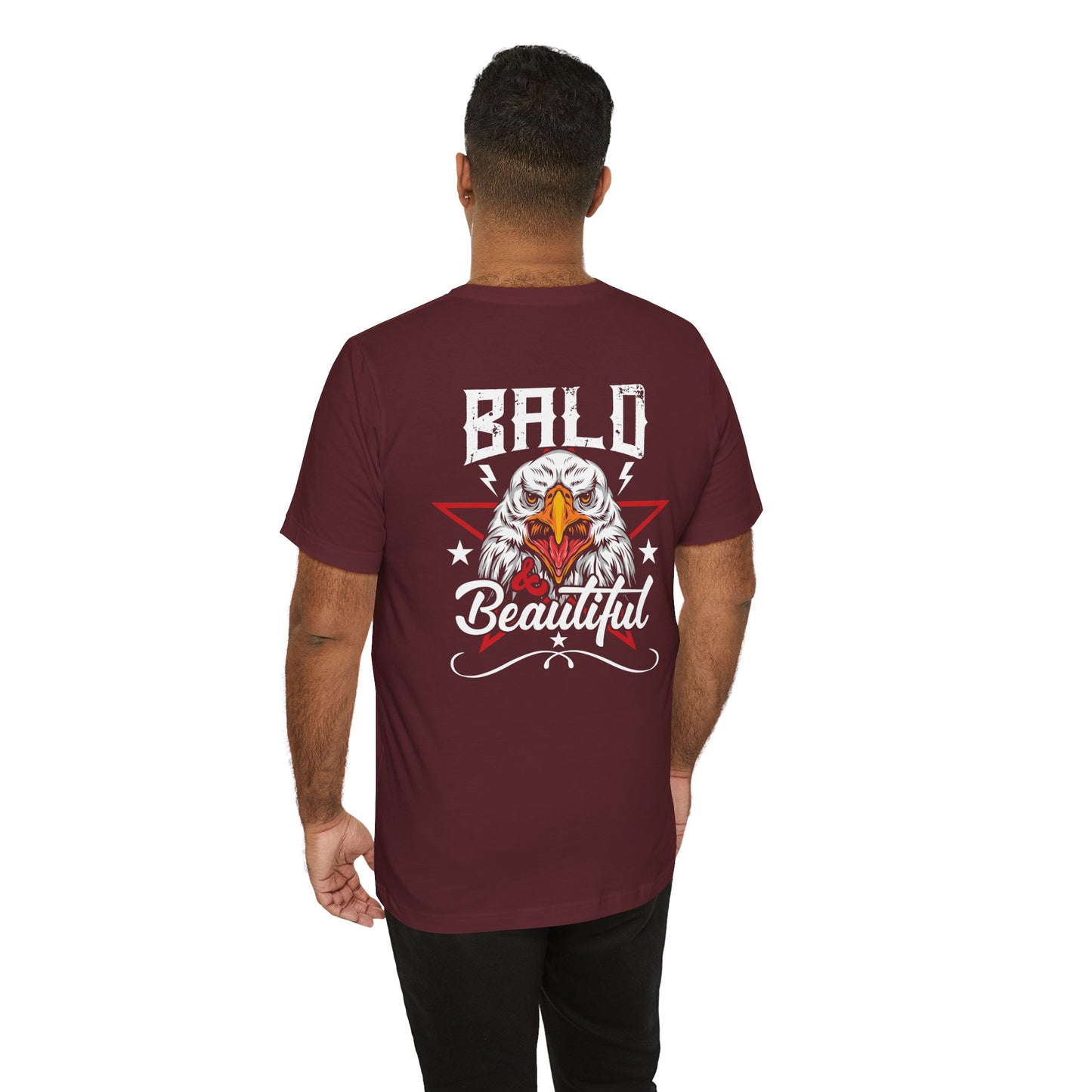 Bald Eagle Graphic Illustration Unisex Cotton Tee a3