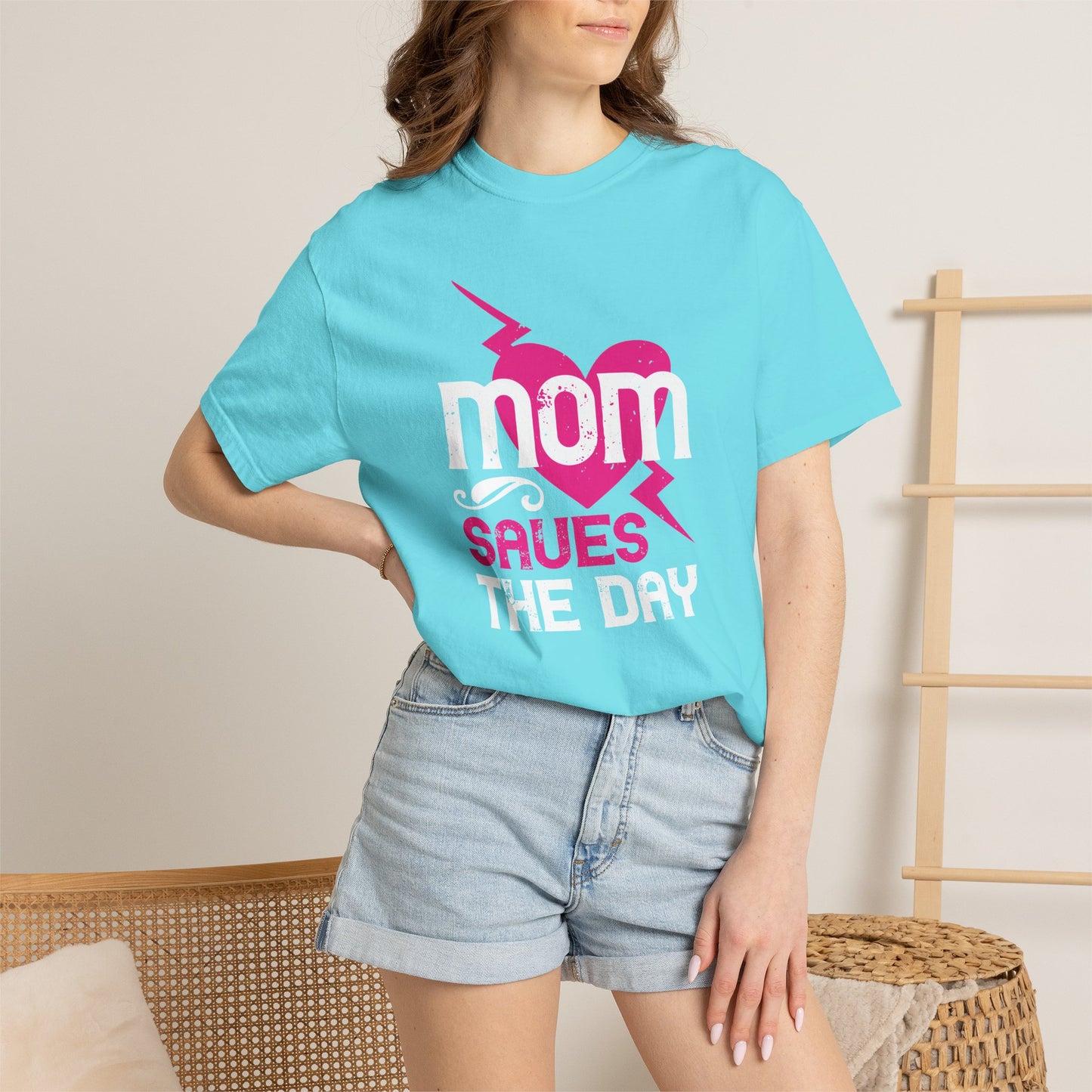 Mom T-shirt Mother Day Mama Tee Unisex Comfort Colors Garment-Dyed Cotton h80