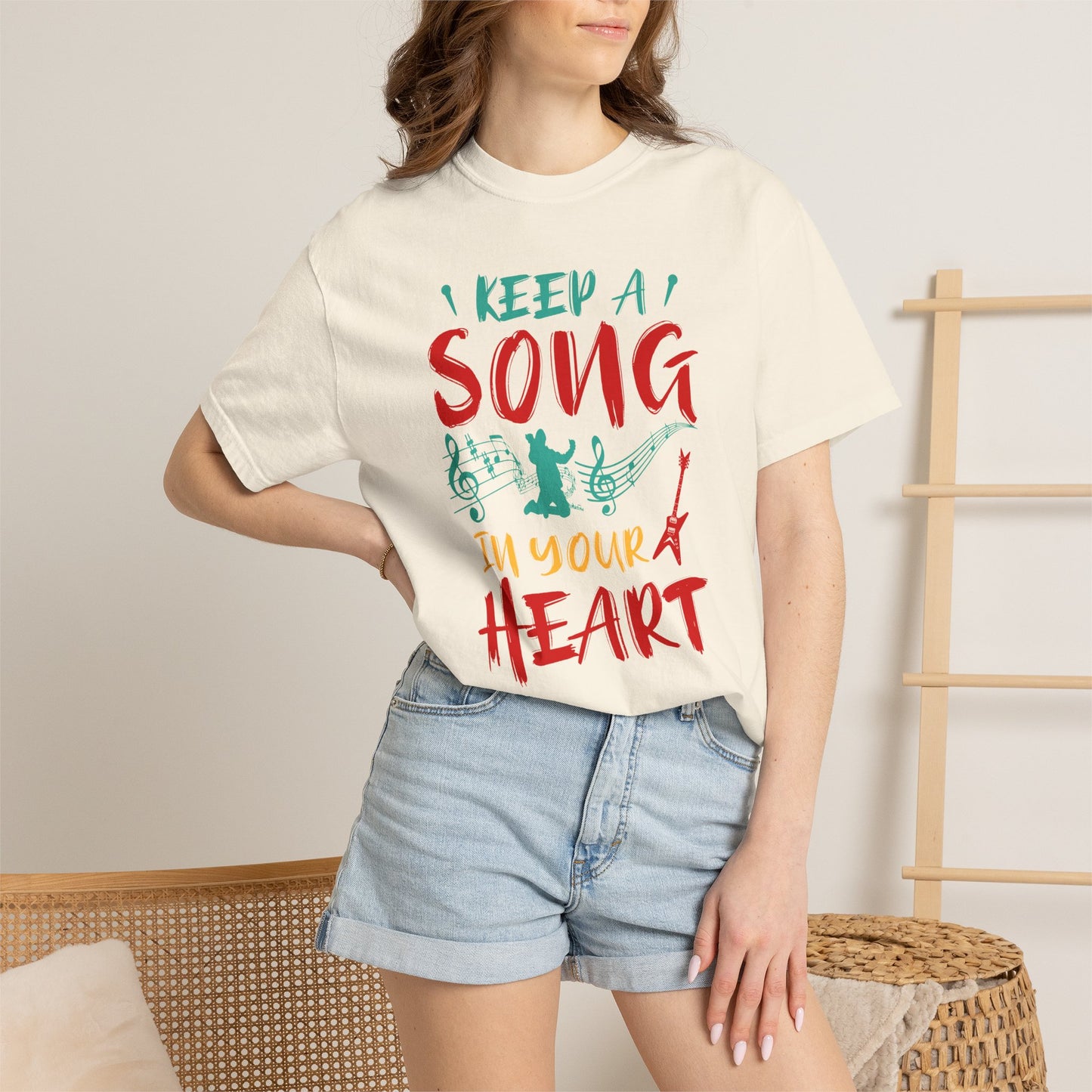 Music Graphic Design Unisex Cotton T-shirt 037