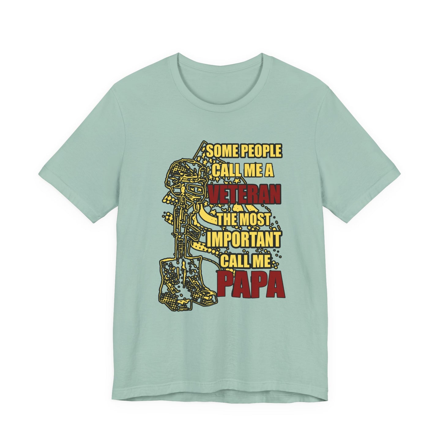 Army Veteran Patriotic Graphic Design Unisex Cotton T-Shirt v58