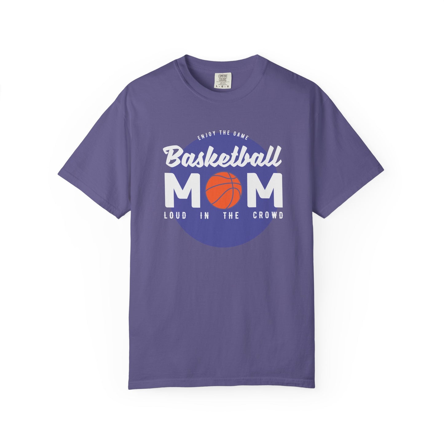 Basketball Mom T-shirt Mother's Day Mama Tee Unisex Comfort Colors Garment-Dyed Cotton h31