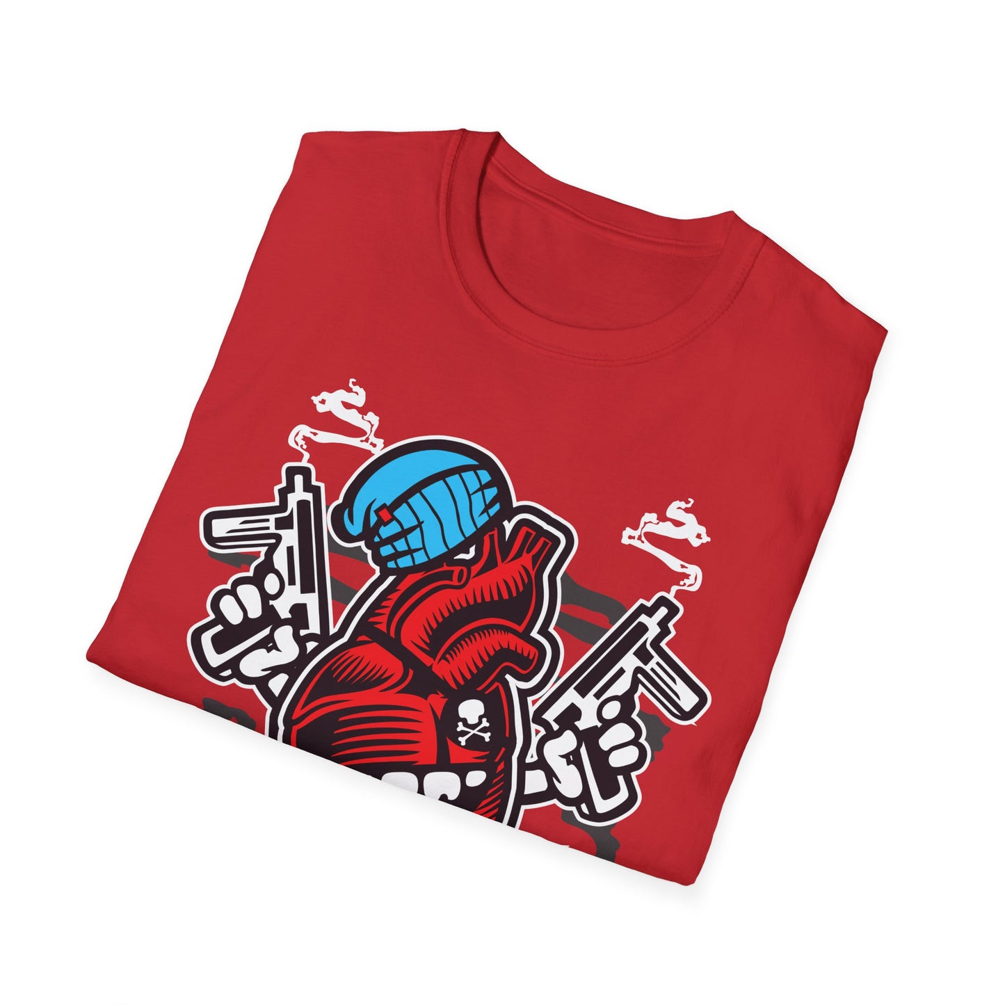 Cartoon T Shirt Animation T Shirt Funny Tee Unisex Gildan Softstyle 64000 100 Percent Cotton
