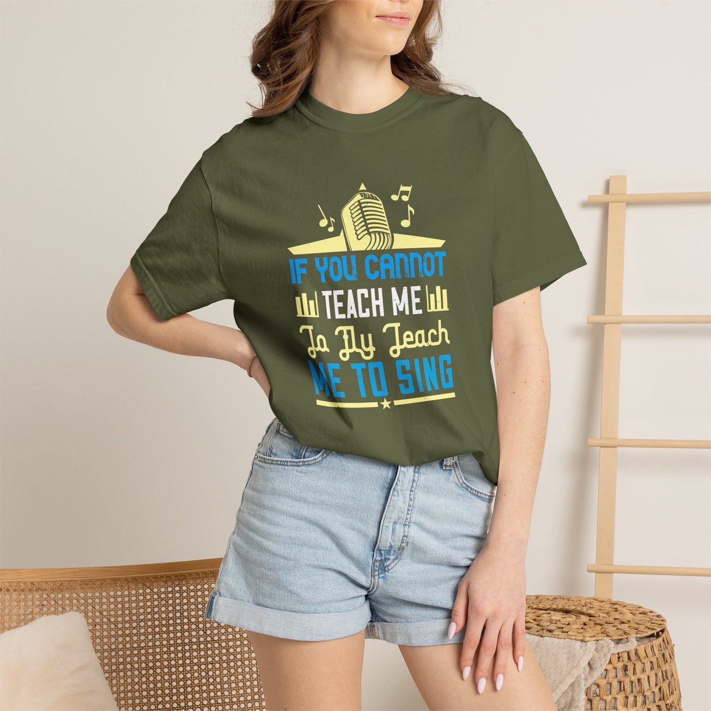 Music Graphic Design Unisex Cotton T-shirt m18