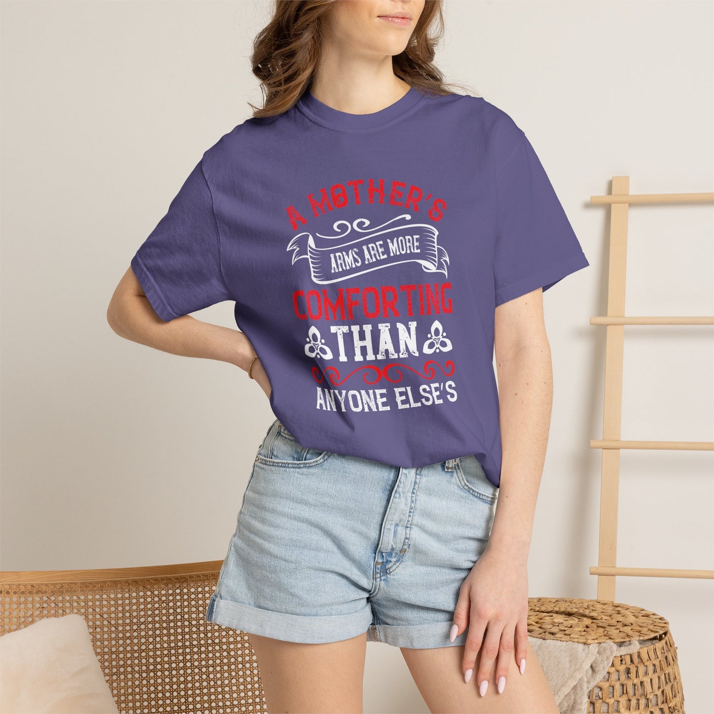Mom T-shirt Mother Day Mama Tee Unisex Comfort Colors Garment-Dyed Cotton h57