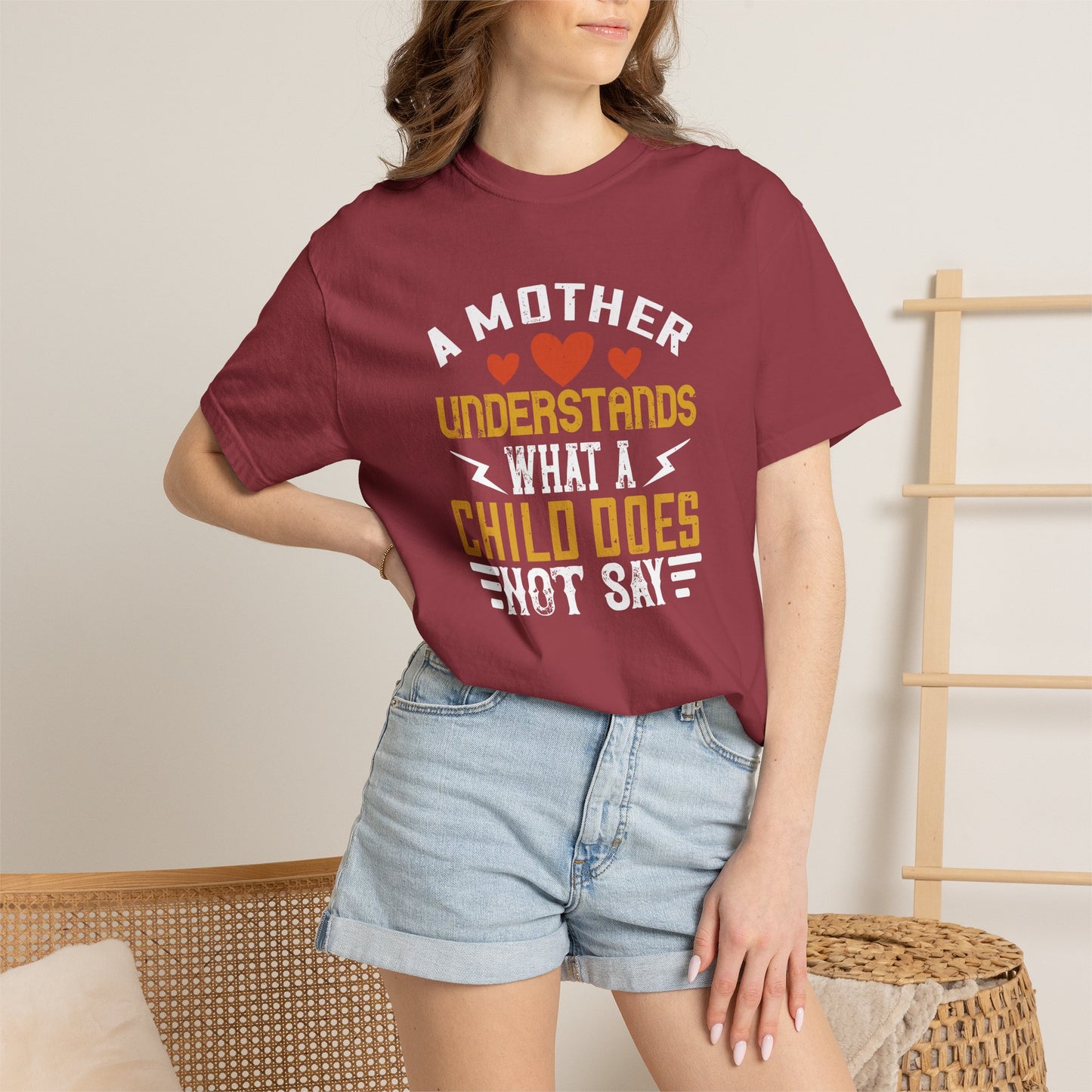 Mom T-shirt Mother Day Mama Tee Unisex Comfort Colors Garment-Dyed Cotton h56
