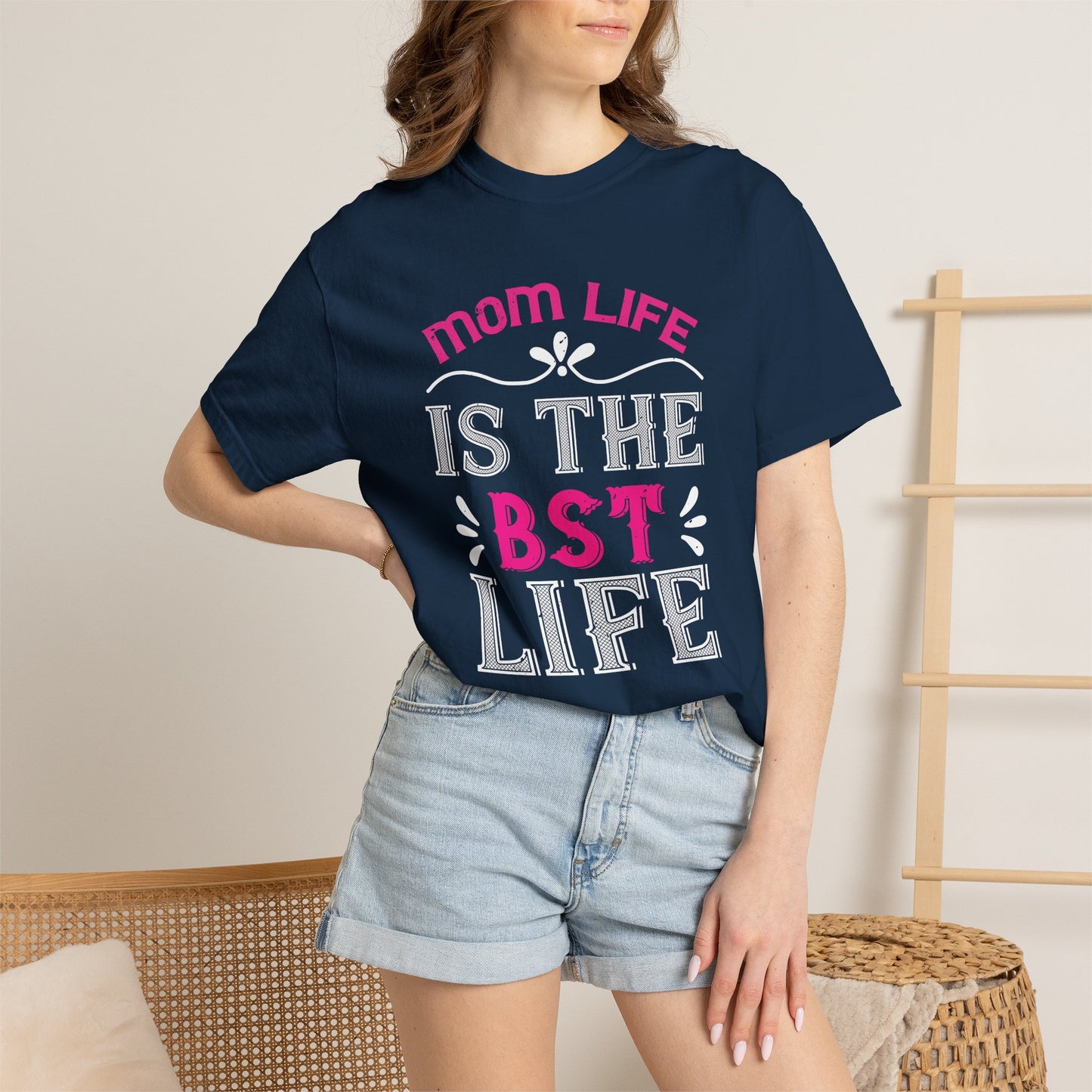 Mom T-shirt Mother Day Mama Tee Unisex Comfort Colors Garment-Dyed Cotton h79