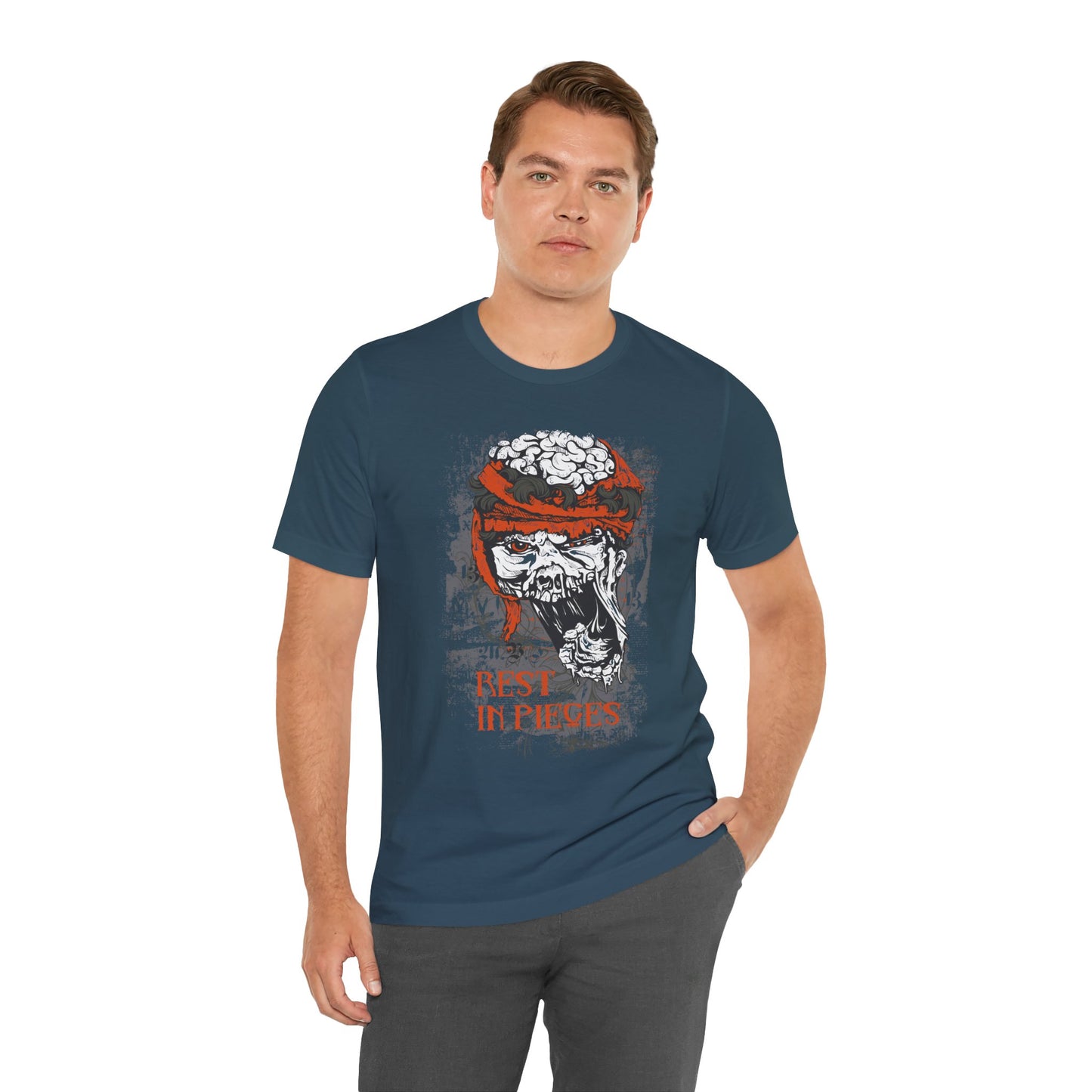 Skull Graphic Unisex Cotton T-Shirt r10