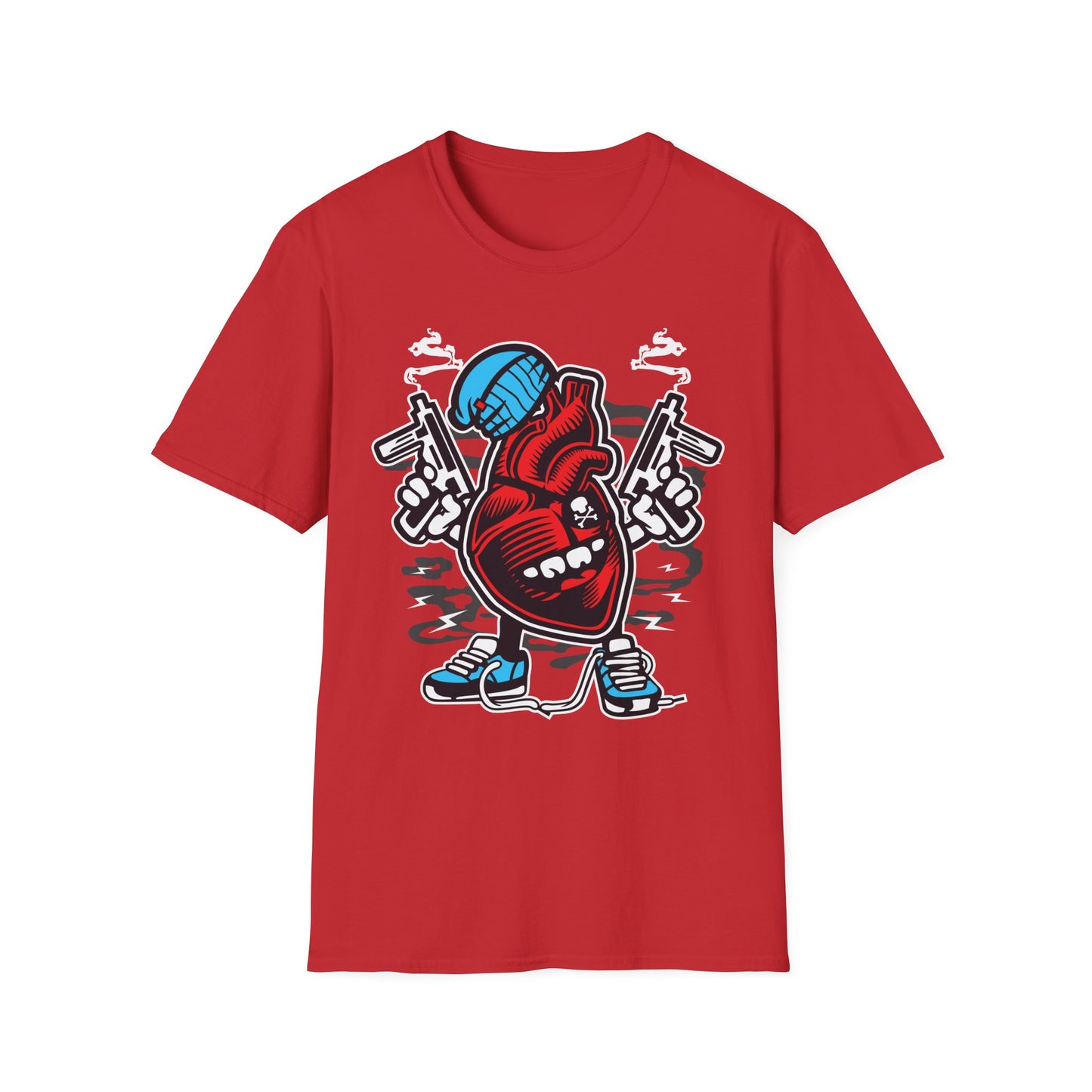 Cartoon T Shirt Animation T Shirt Funny Tee Unisex Gildan Softstyle 64000 100 Percent Cotton