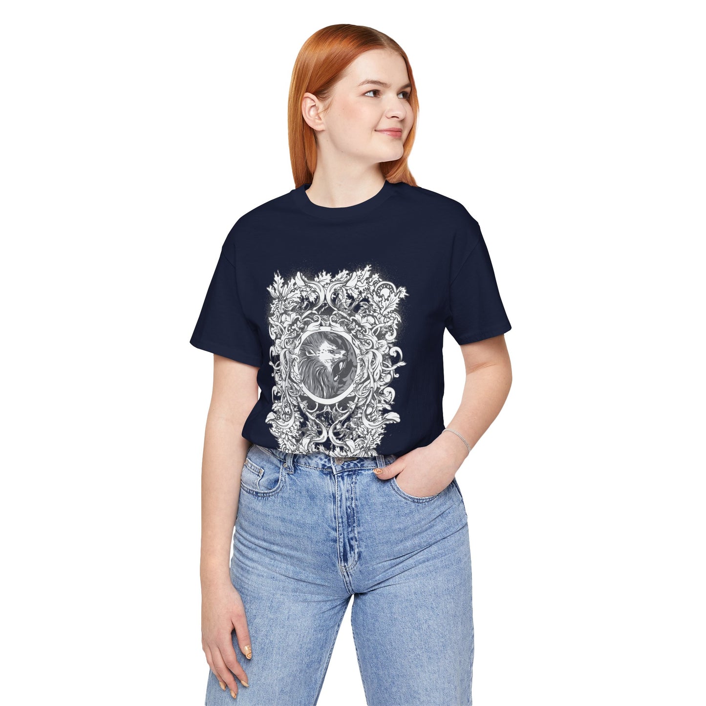 Gothic Illustration Graphic Unisex Cotton T-Shirt r18
