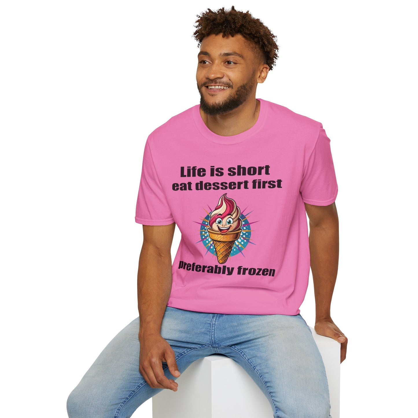 Food Tees, Funny Food T Shirts, Funny T Shirts, Shirt with Food, Junk Food Tees, Shirt with Ice Cream, Ice Cream T-Shirt