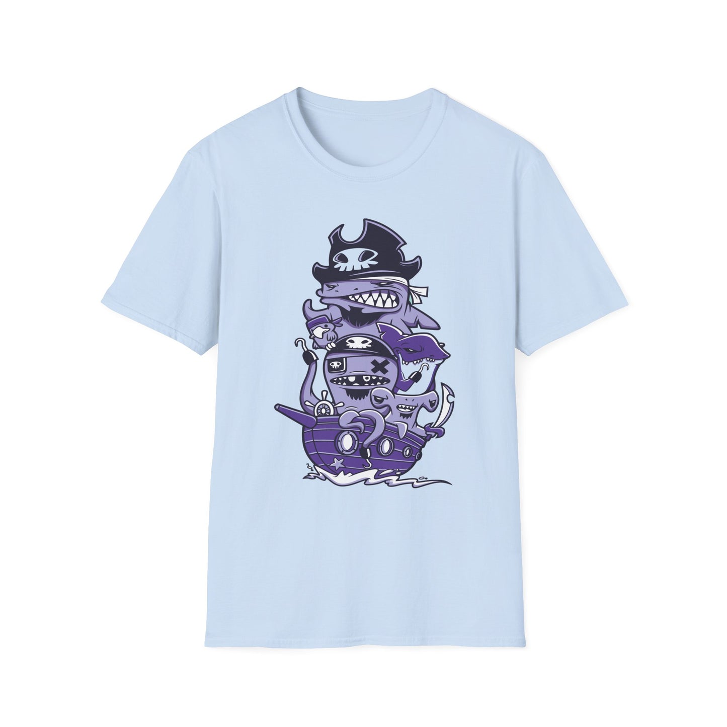 Cartoon T Shirt Animation Tee Unisex Softstyle 64000 100 Percent Ring Spun Cotton Funny Graphic Tee