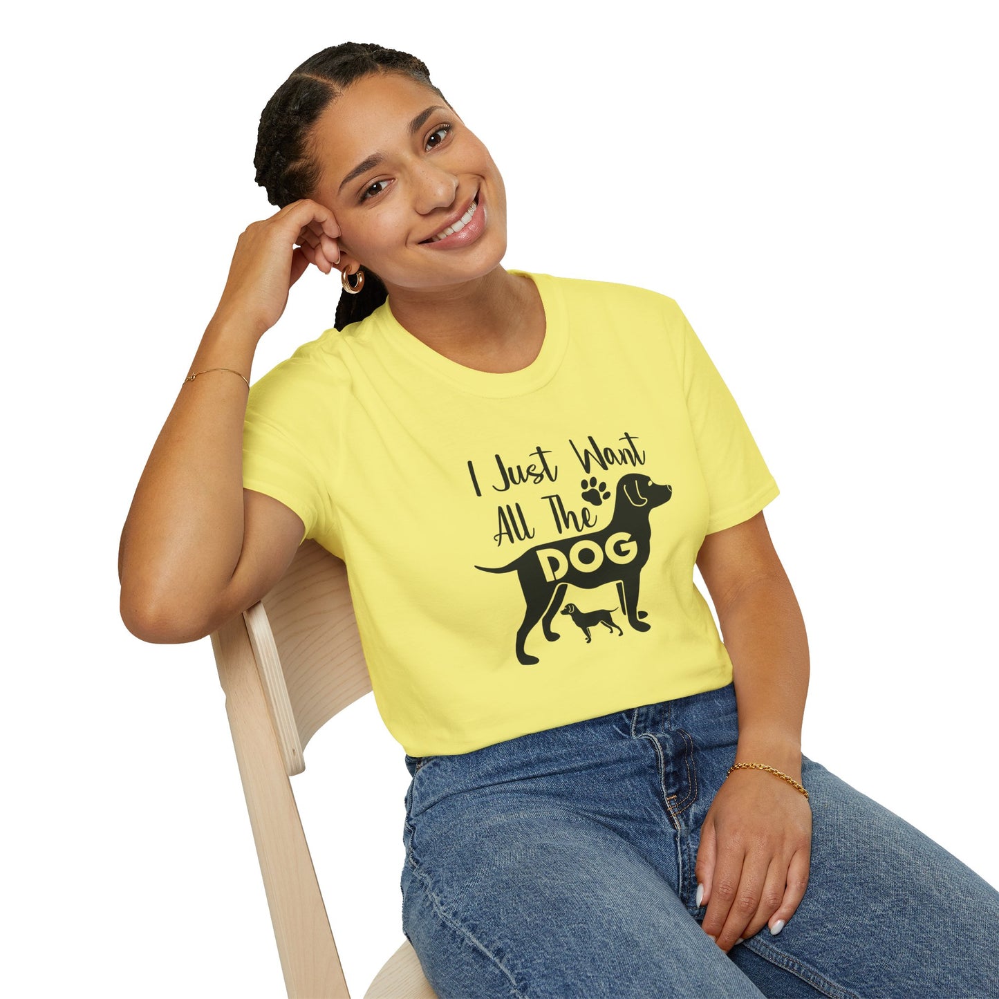 Dog Slogan T Shirts With Funny Quotes Unisex Gildan Softstyle 64000 Premium Cotton Tee