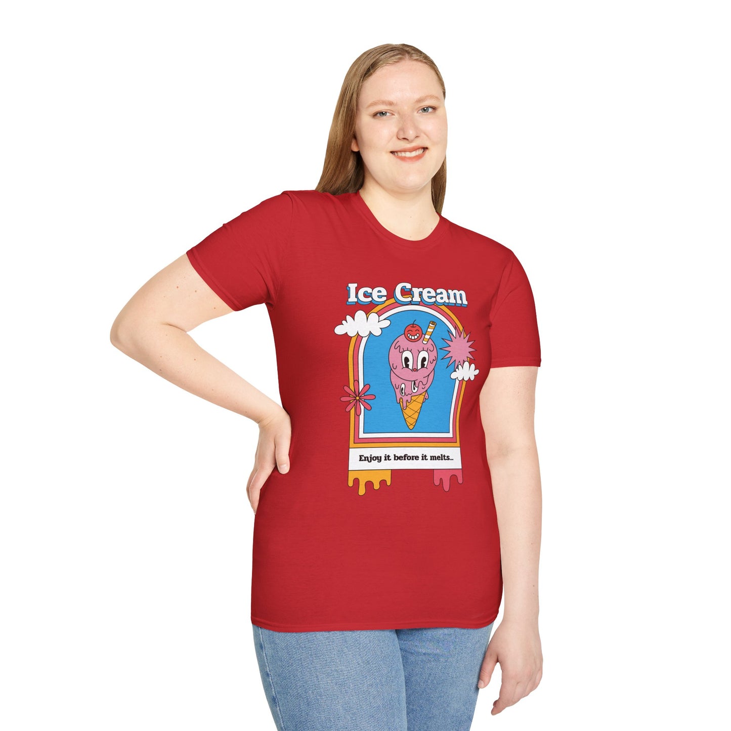 Food Tees, Funny Food T Shirts, Funny T Shirts, Shirt with Food, Junk Food Tees, Shirt with Ice Cream, Ice Cream T-Shirt