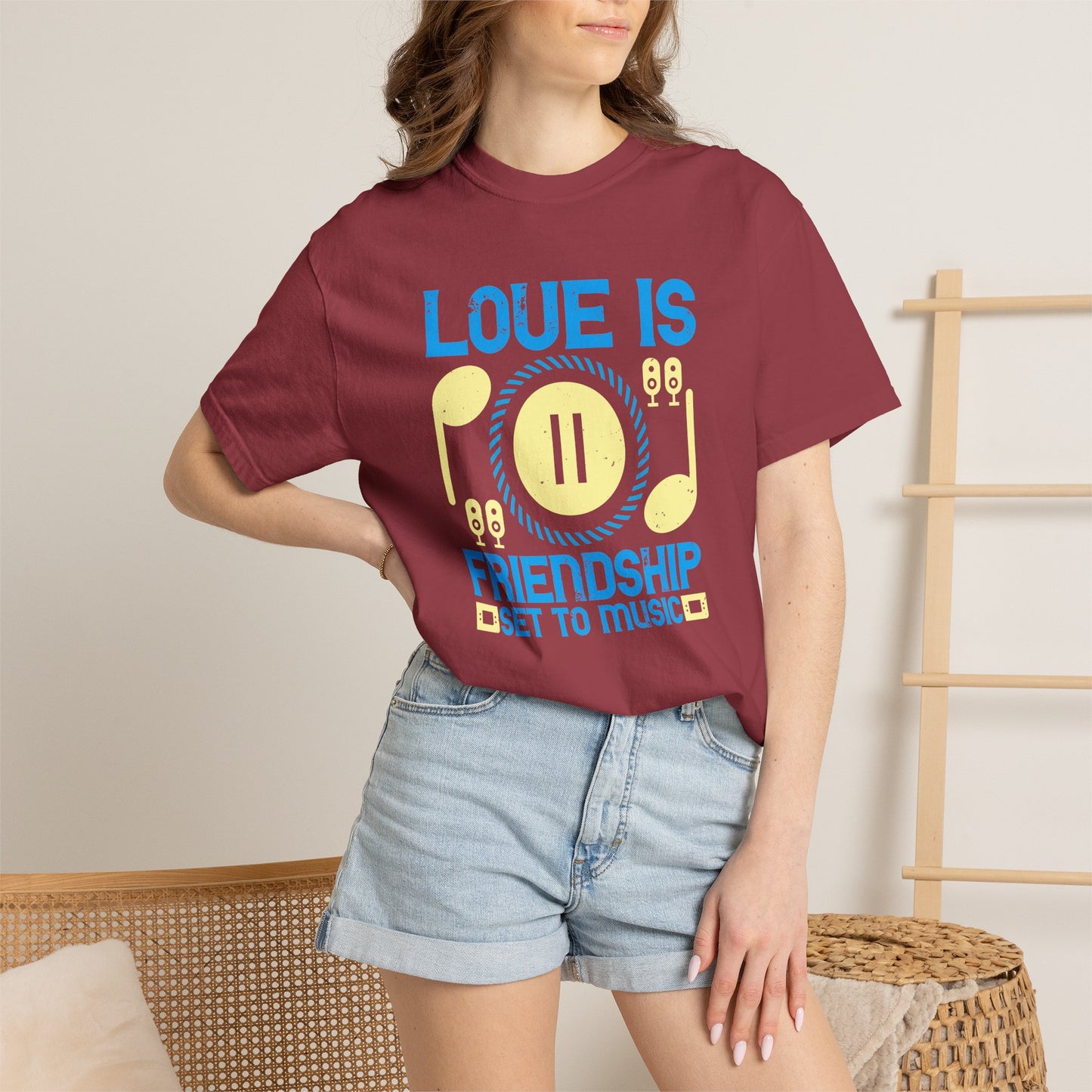 Music Graphic Design Unisex Cotton T-shirt m21