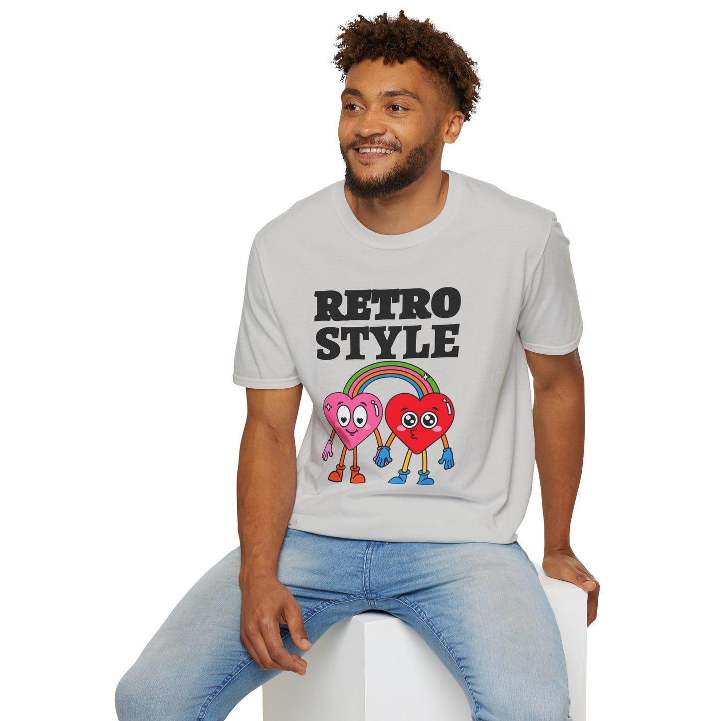 Retro T Shirt, Retro Design Shirt, Retro Art Tee Shirt, T-shirt with Retro Style