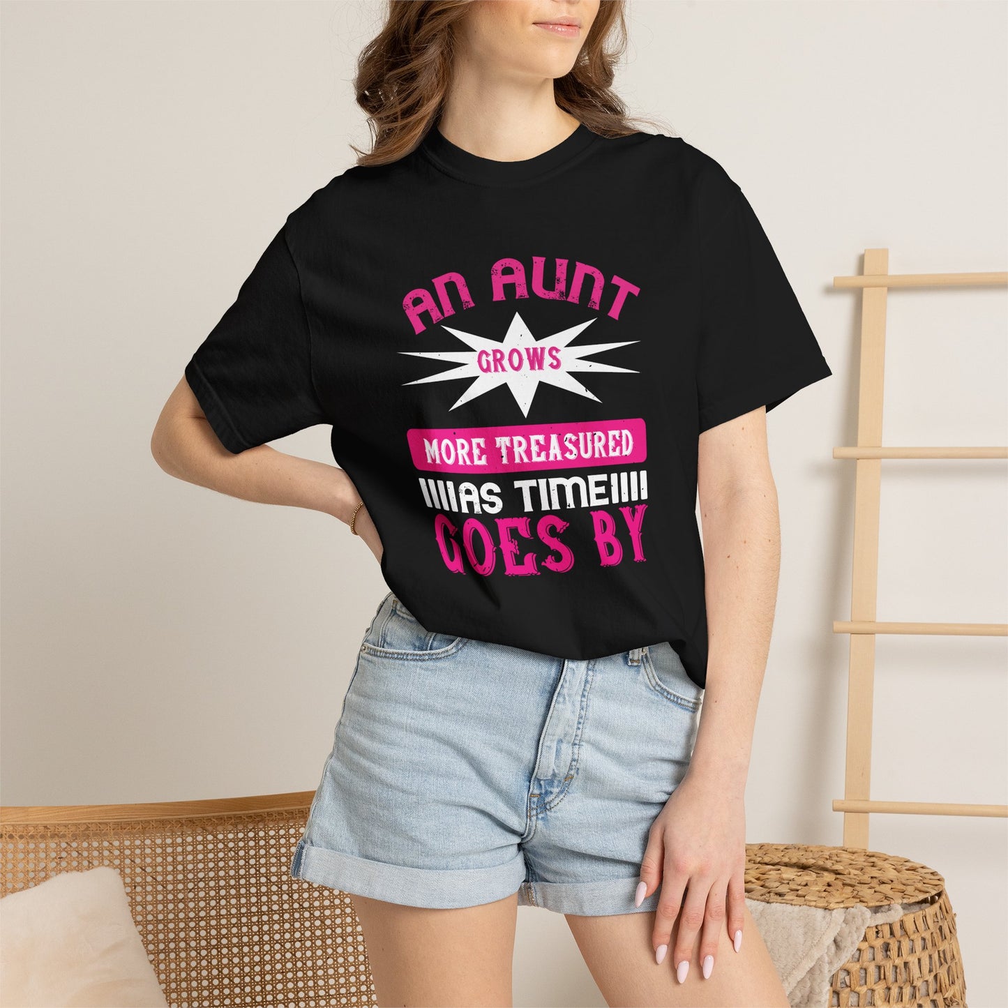 An Aunt T-shirt Mother Day Mama Tee Unisex Comfort Colors Garment-Dyed Cotton h62