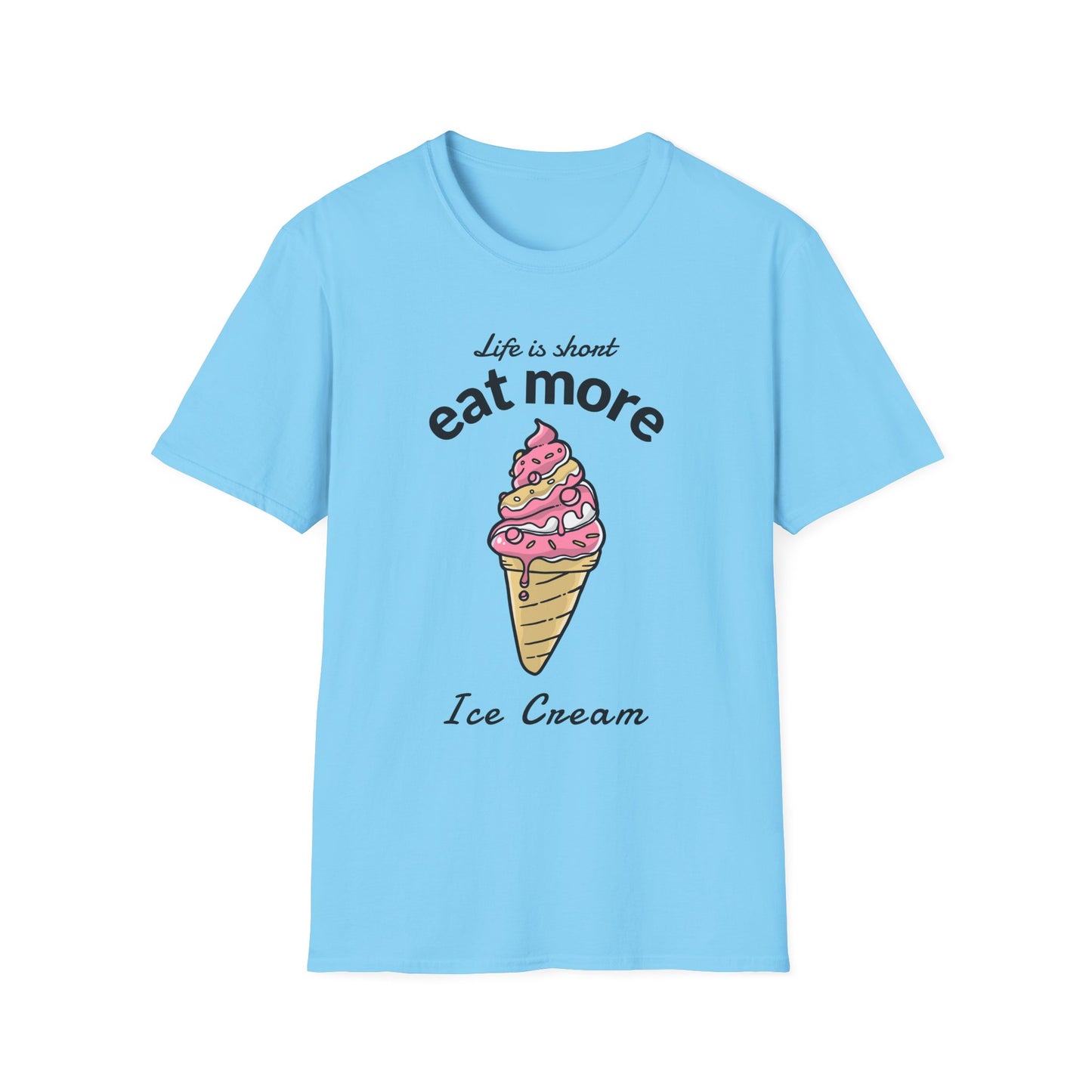Food Tees, Funny Food T Shirts, Funny T Shirts, Shirt with Food, Junk Food Tees, Shirt with Ice Cream, Ice Cream T-Shirt
