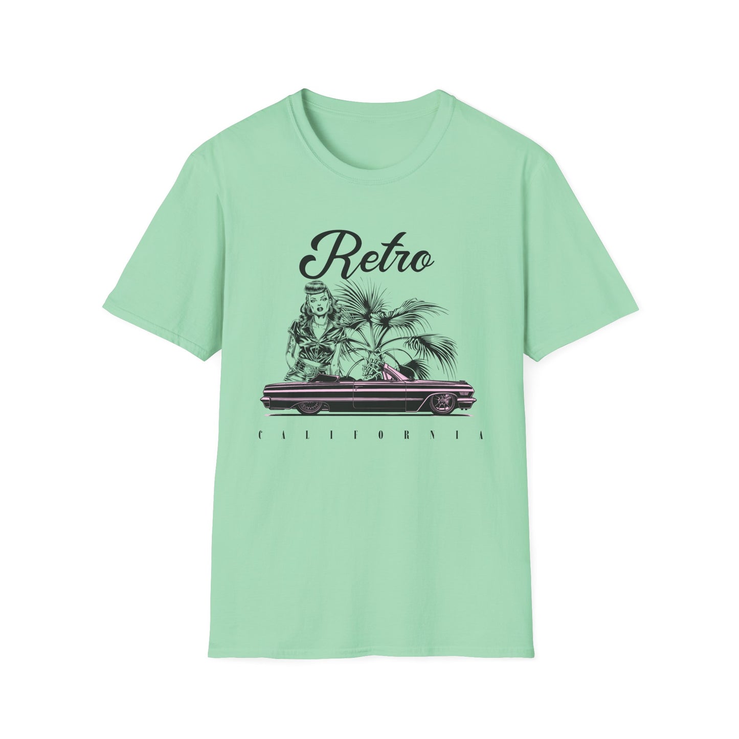 Retro T Shirt, Retro Design Shirt, Retro Art Tee Shirt, T-shirt with Retro Style