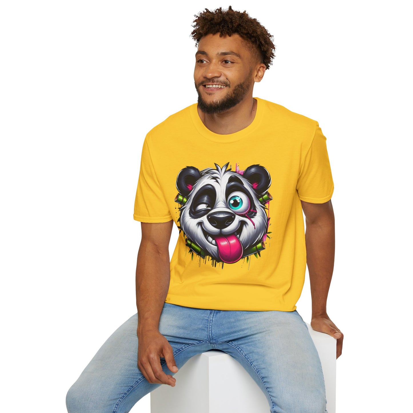 Animals Tees, Funny Animals Shirt, T Shirts with Funny Animals, T-Shirt with Panda, Panda Tees