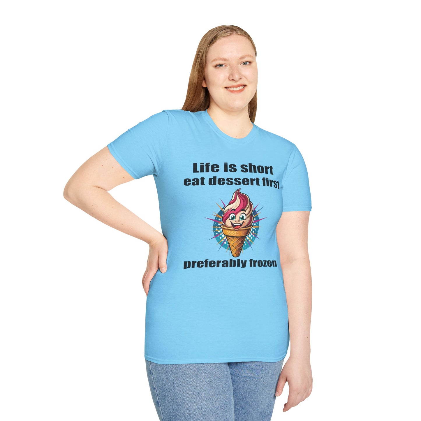 Food Tees, Funny Food T Shirts, Funny T Shirts, Shirt with Food, Junk Food Tees, Shirt with Ice Cream, Ice Cream T-Shirt
