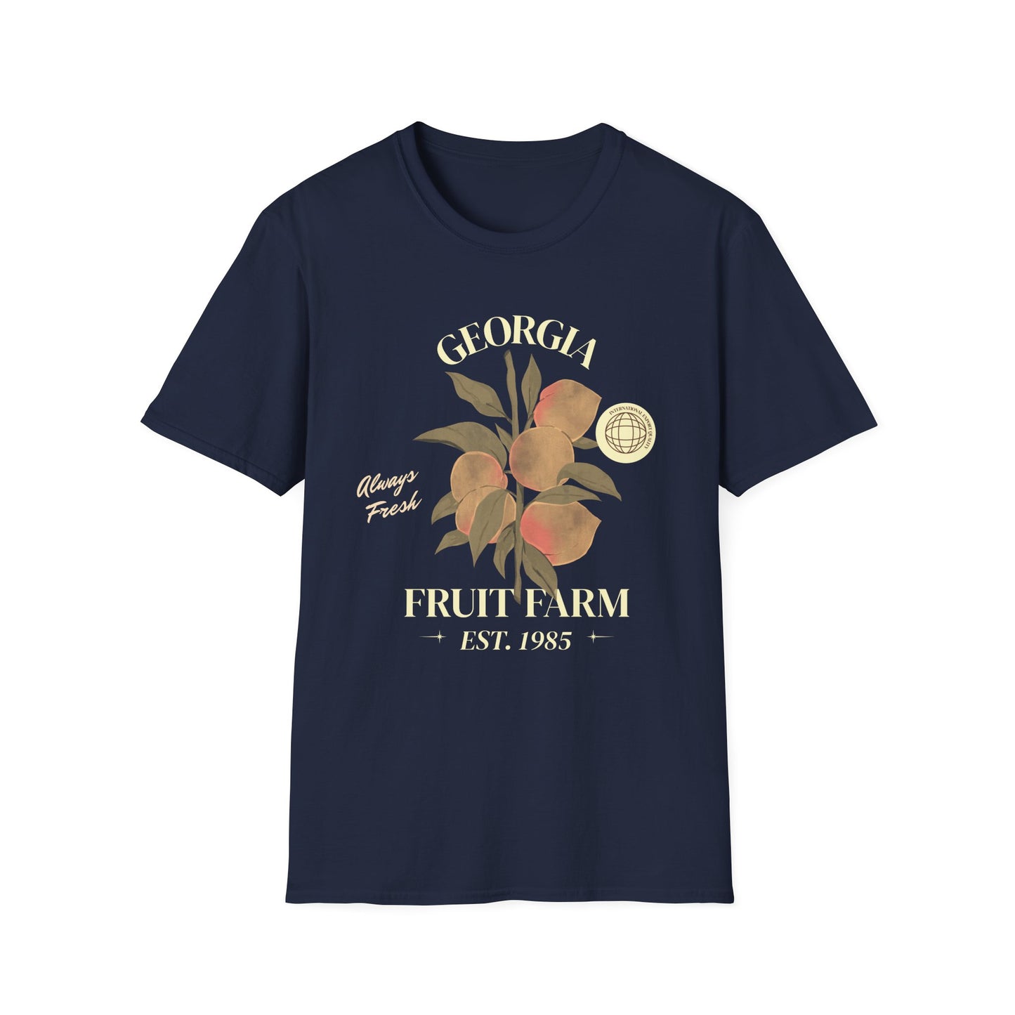 Food Tees, Funny Food T Shirts, Funny T Shirts, Shirt with Fruits, Shirt with Peach