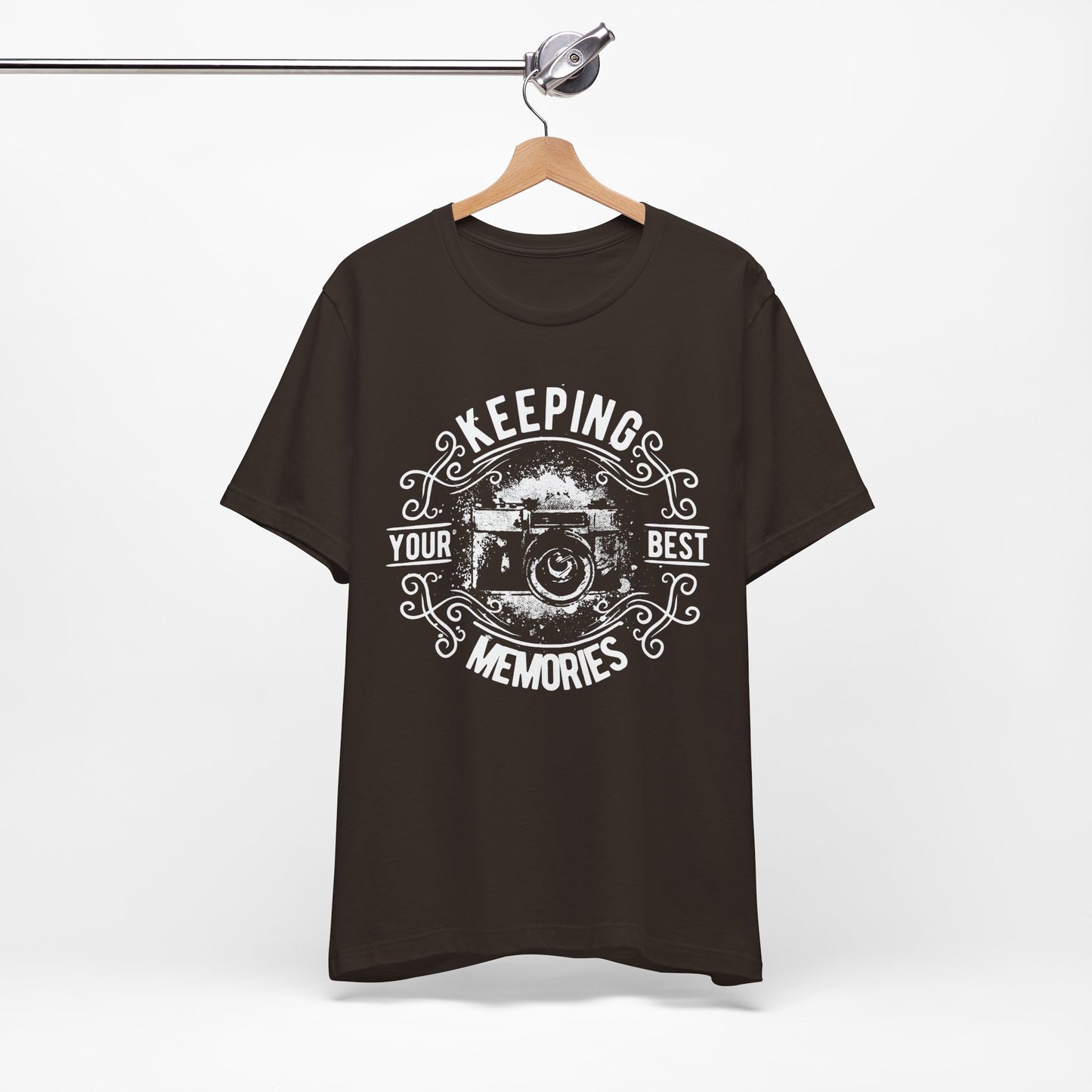 Keeping Your Best Memories T-Shirt Vintage Camera Graphic T-Shirt A-5