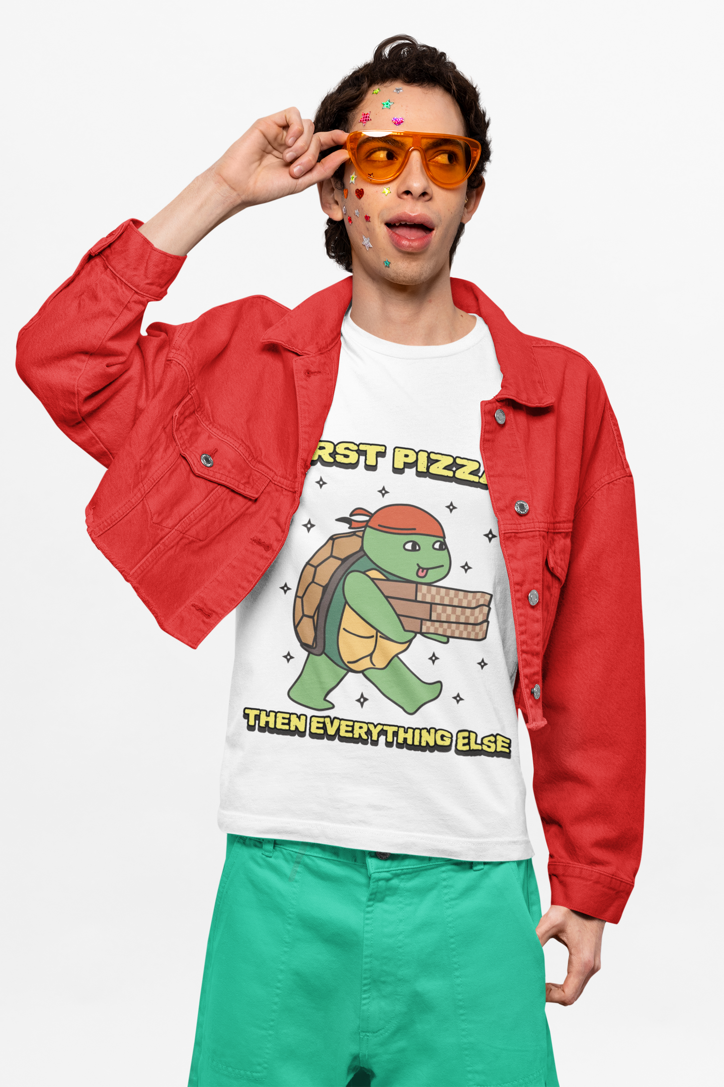 Food Tees, Funny Food T Shirts, Funny T Shirts, Shirt with Food, Junk Food Tees, Shirt with Pizza, Pizza T-Shirt