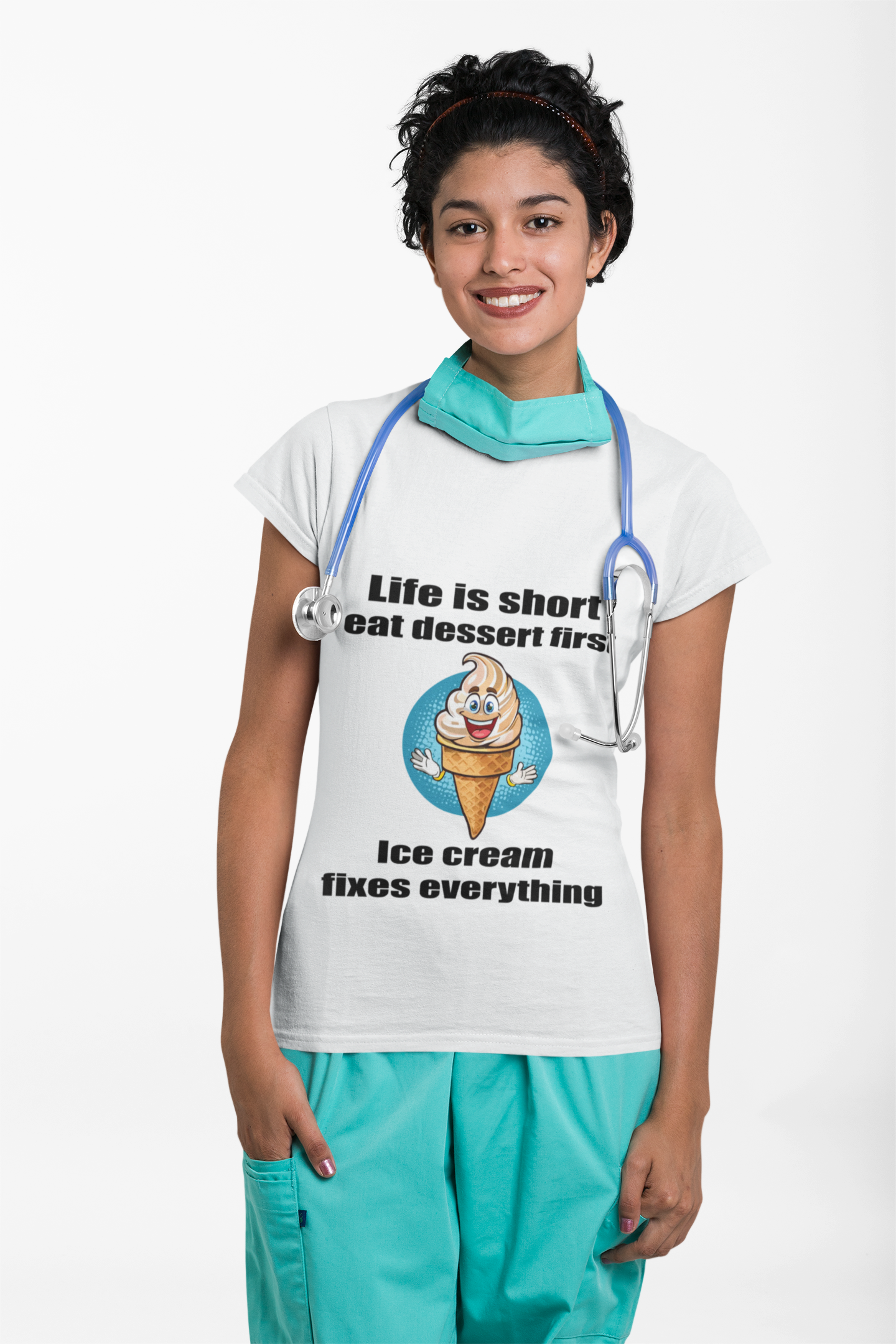 Food Tees, Funny Food T Shirts, Funny T Shirts, Shirt with Food, Junk Food Tees, Shirt with Ice Cream, Ice Cream T-Shirt