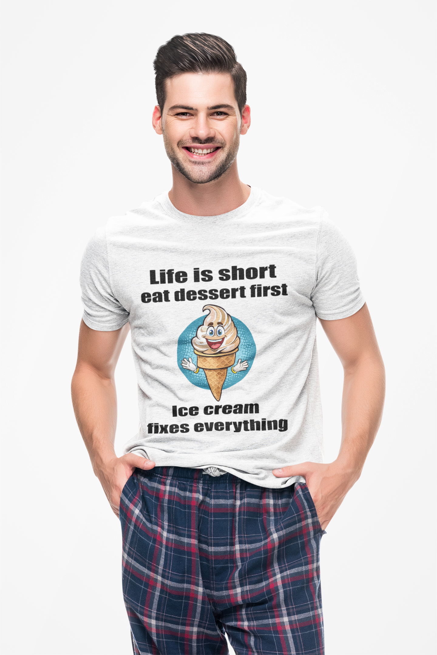 Food Tees, Funny Food T Shirts, Funny T Shirts, Shirt with Food, Junk Food Tees, Shirt with Ice Cream, Ice Cream T-Shirt